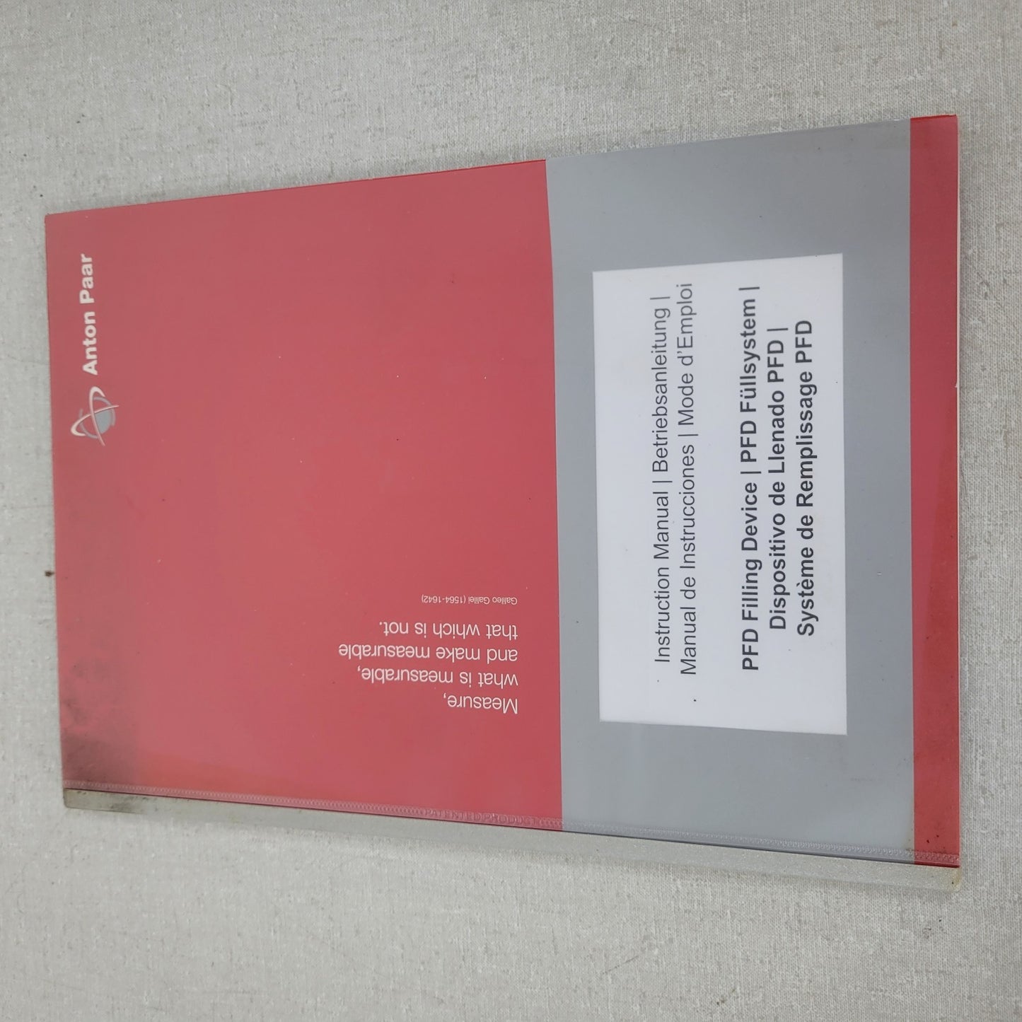 Anton Paar CarboQC Dissolved CO2 Meter & PFD Filling Sample Device w/ Manuals