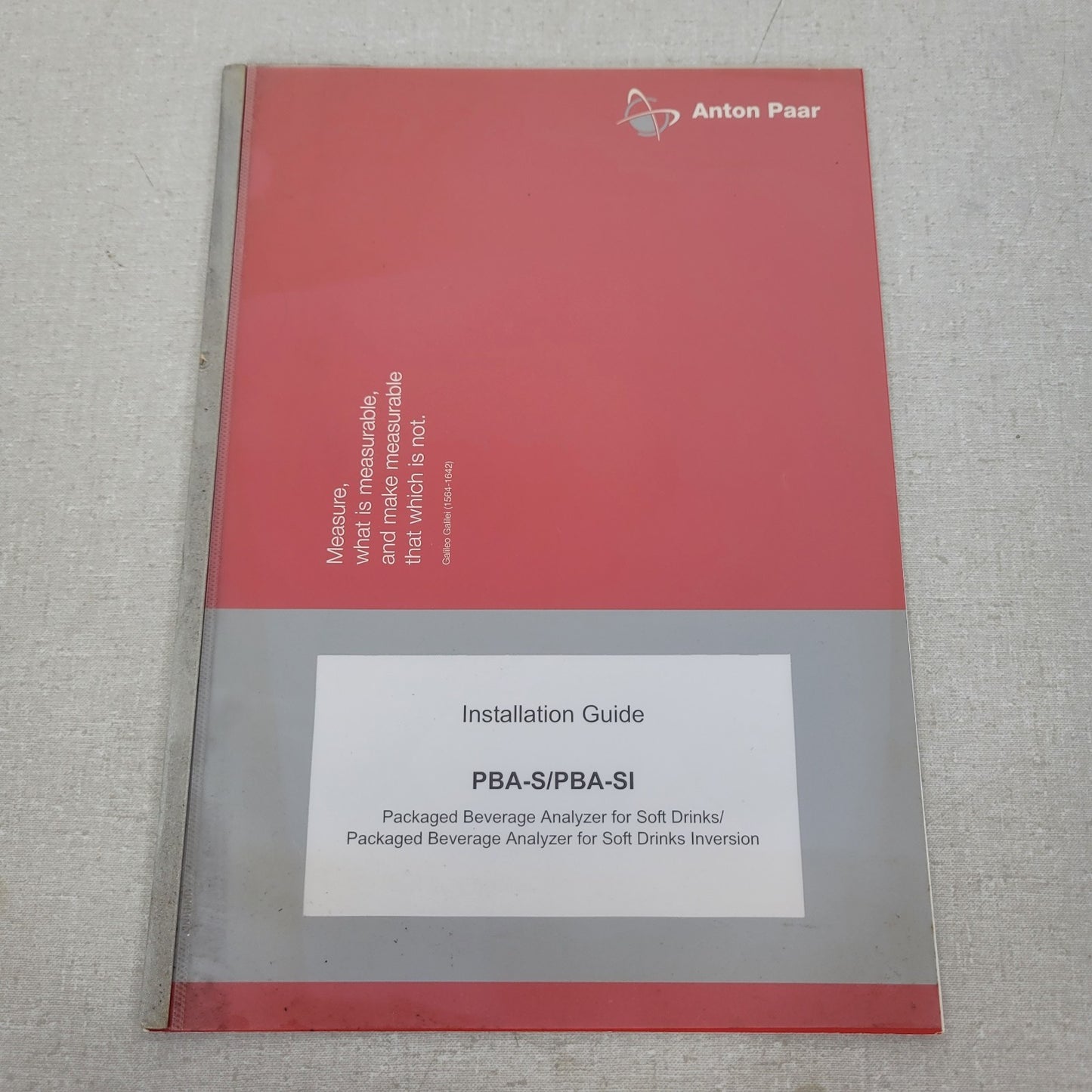 Anton Paar CarboQC Dissolved CO2 Meter & PFD Filling Sample Device w/ Manuals