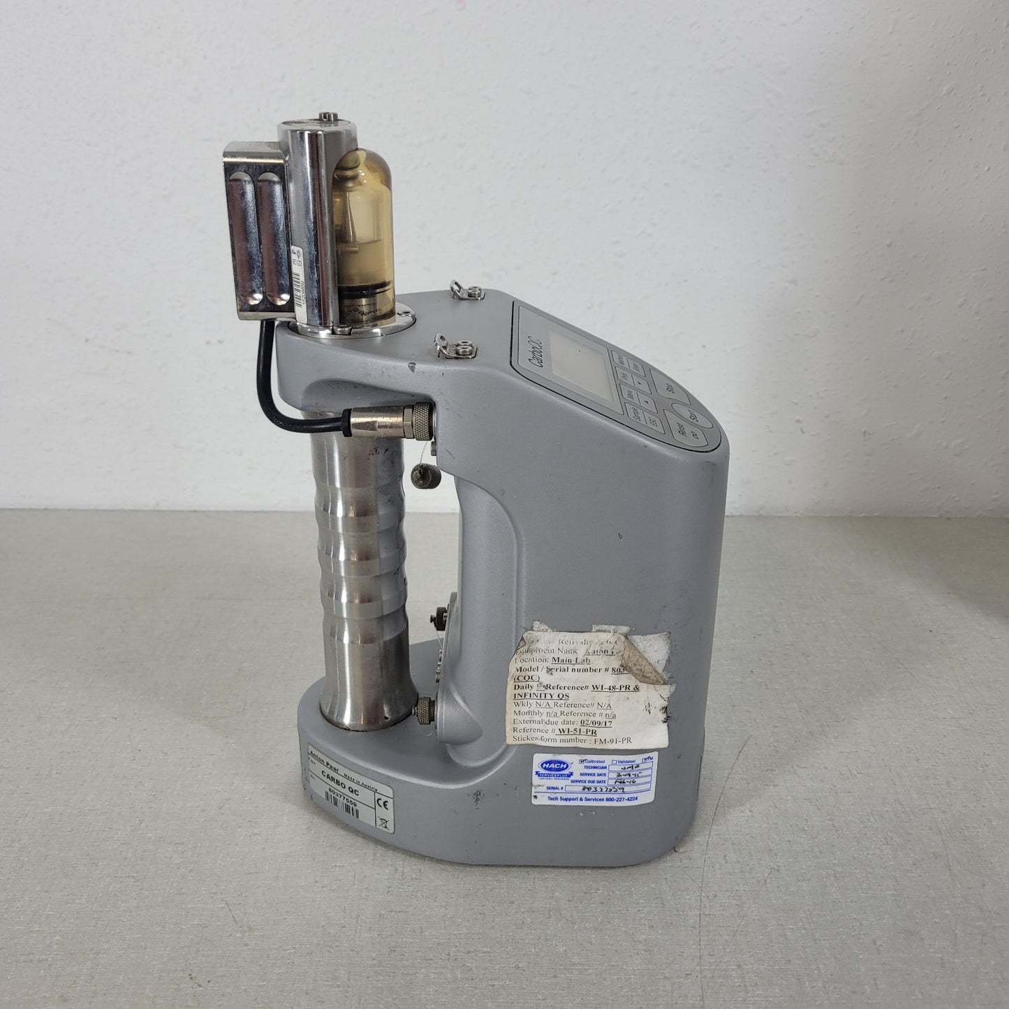 Anton Paar CarboQC Dissolved CO2 Meter & PFD Filling Sample Device w/ Manuals