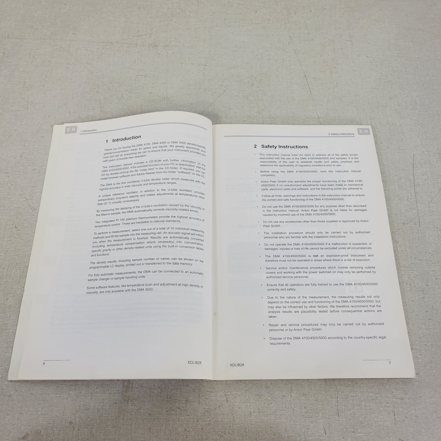 Anton Paar DMA-4100 4500 5000 Density Meter Instruction Manual, Software Disk CD