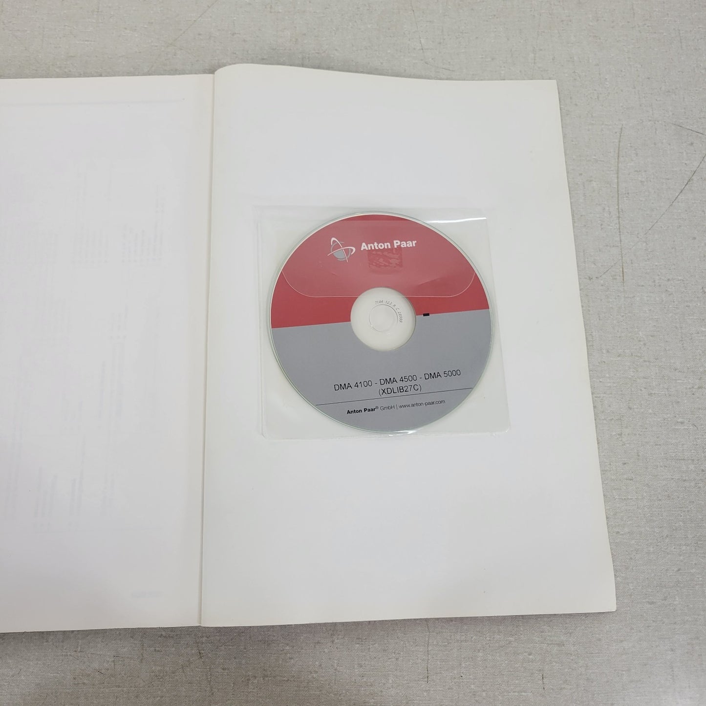 Anton Paar DMA-4100 4500 5000 Density Meter Instruction Manual, Software Disk CD