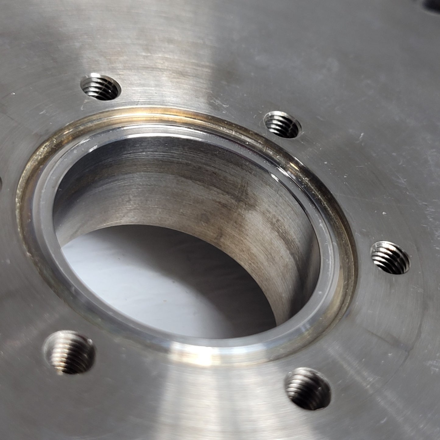 DN160CF 8" CF to DN35CF 2.75" Zero Length Reducer Conflat UHV High Vacuum Flange