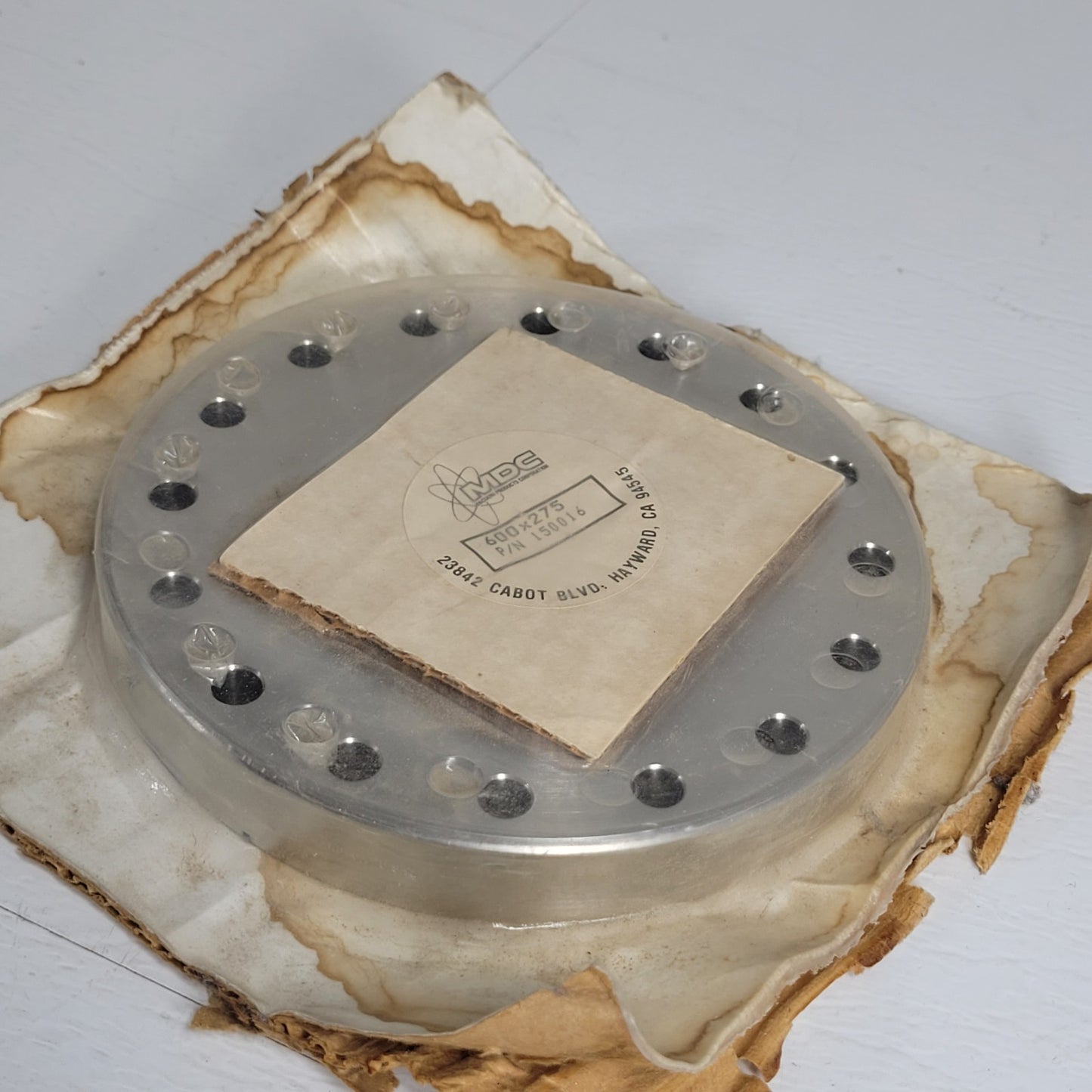 MDC 600x275 DN100CF 6" CF Conflat UHV Ultra High Vacuum Stainless Steel Flange