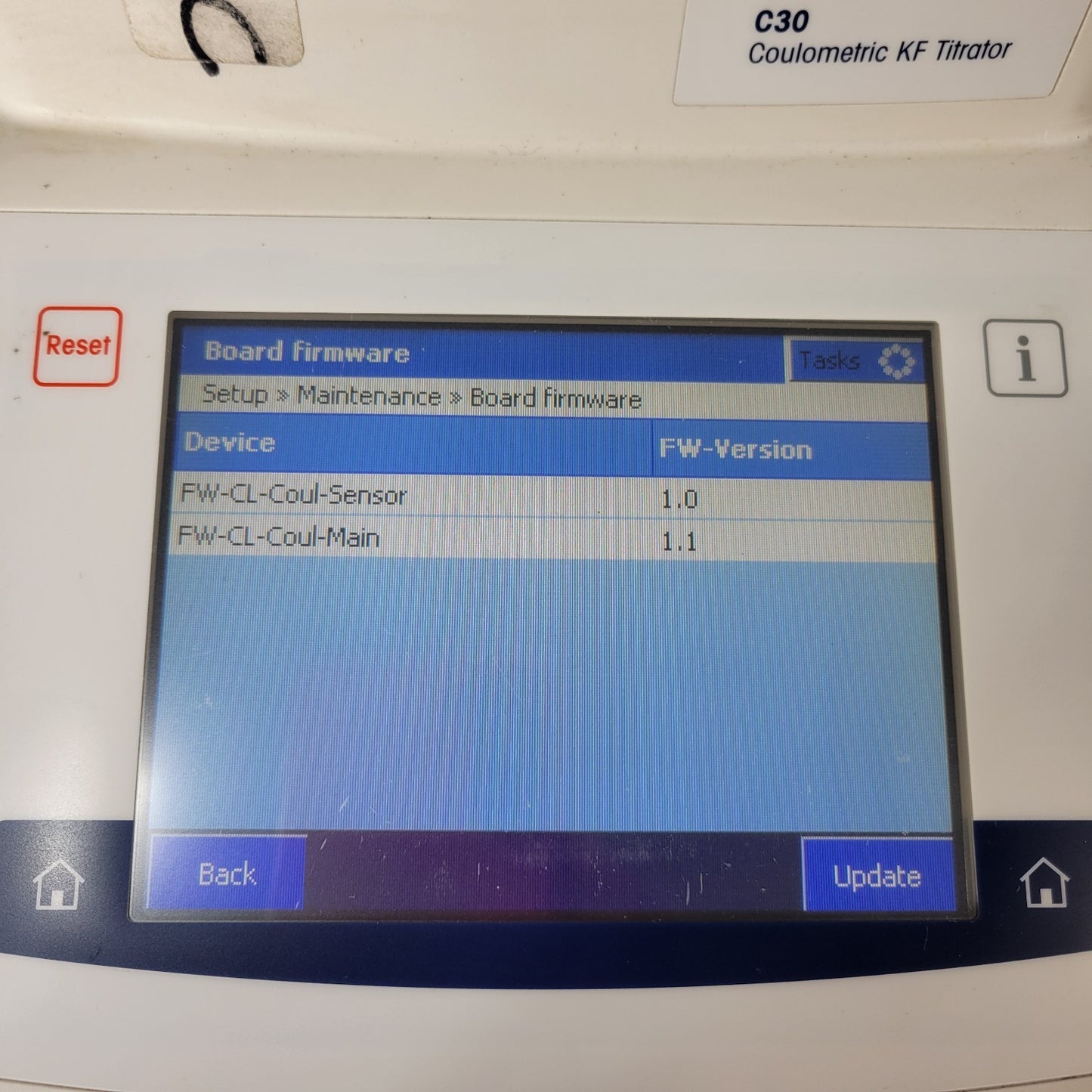TESTED WORKS Mettler Toledo C30 Compact Coulometric KF Titrator Data Log 24VDC