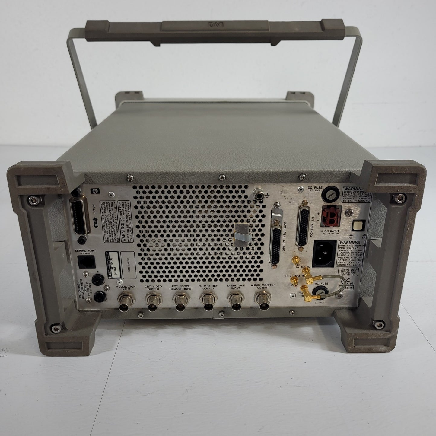 TESTED HP Hewlett Packard 8921A Cell Site Test Set Scope RF Analyzer Tx & Rx