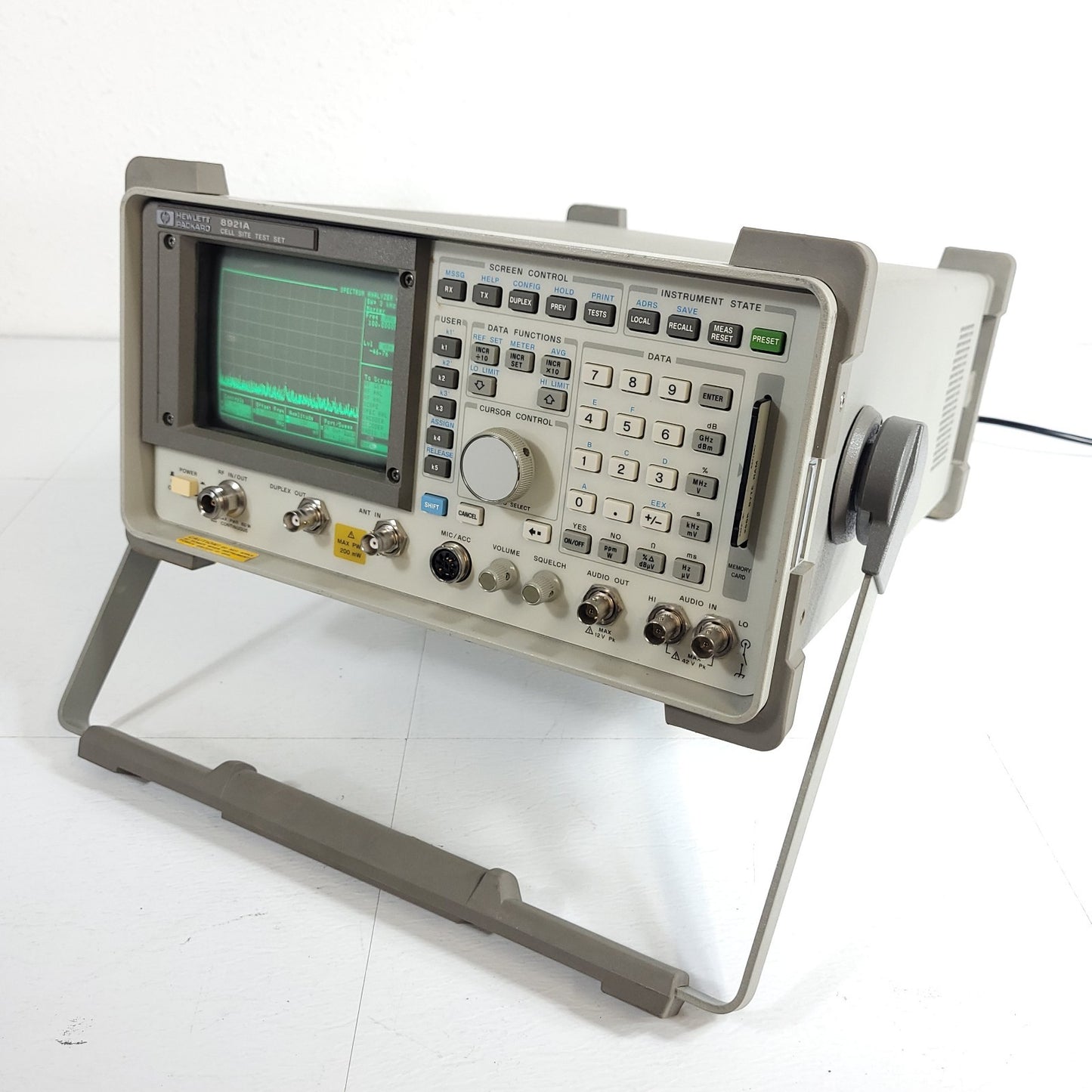 TESTED HP Hewlett Packard 8921A Cell Site Test Set Scope RF Analyzer Tx & Rx