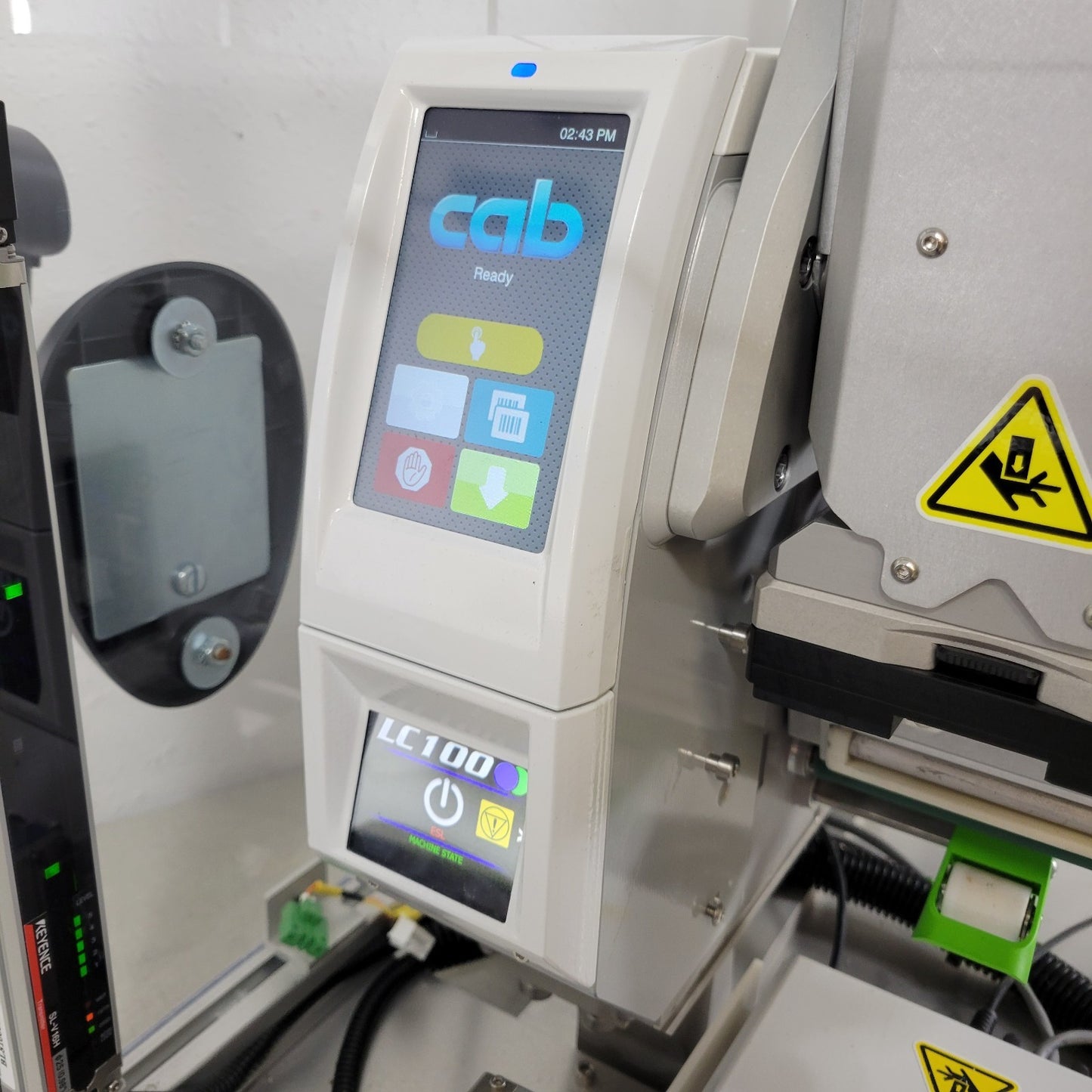 TESTED WORKS Nautilus TubePro LC100i Thermal Transfer Vial Tube Label Printer