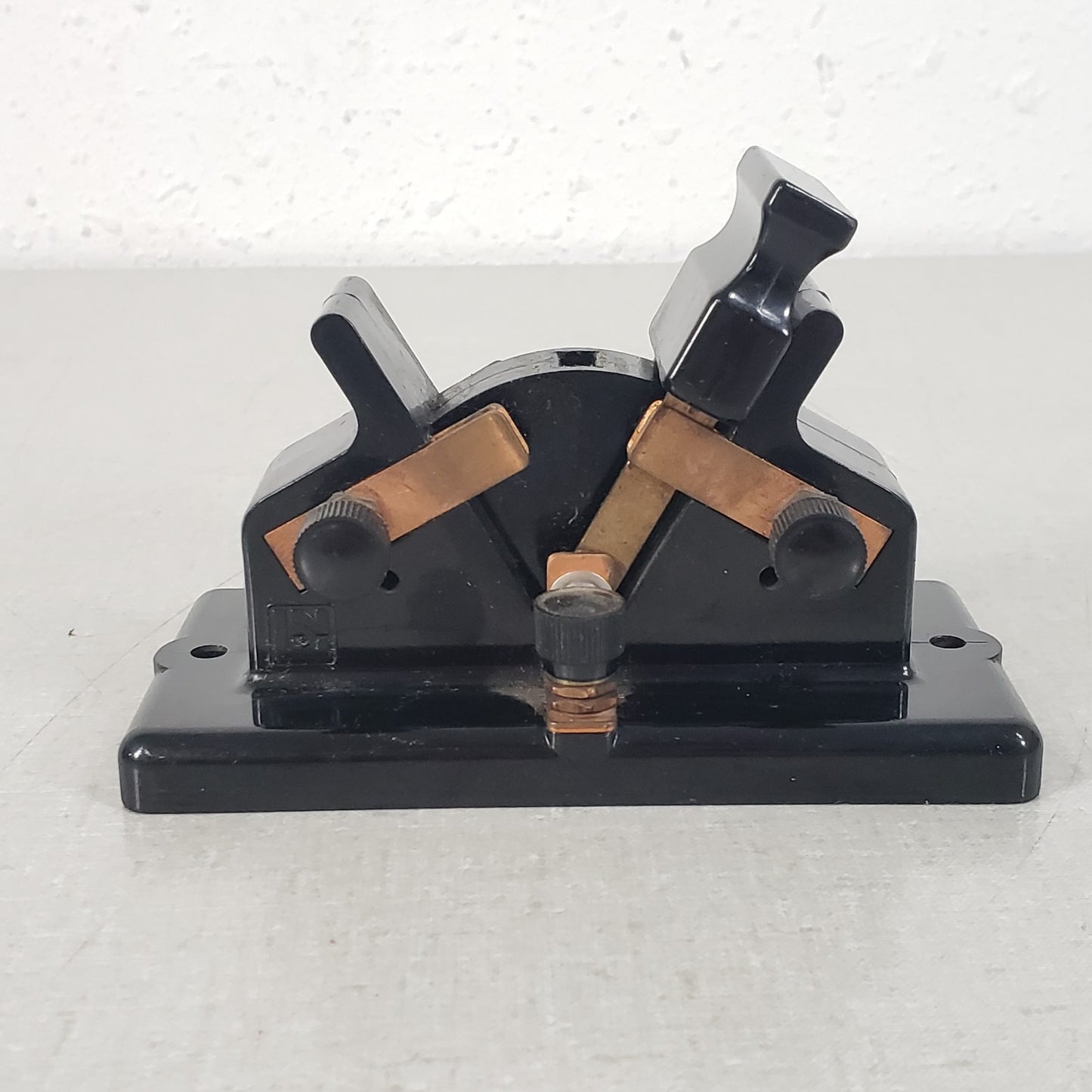Vintage Leeds & Northrup Double Pole Bakelite Electric Knife Switch