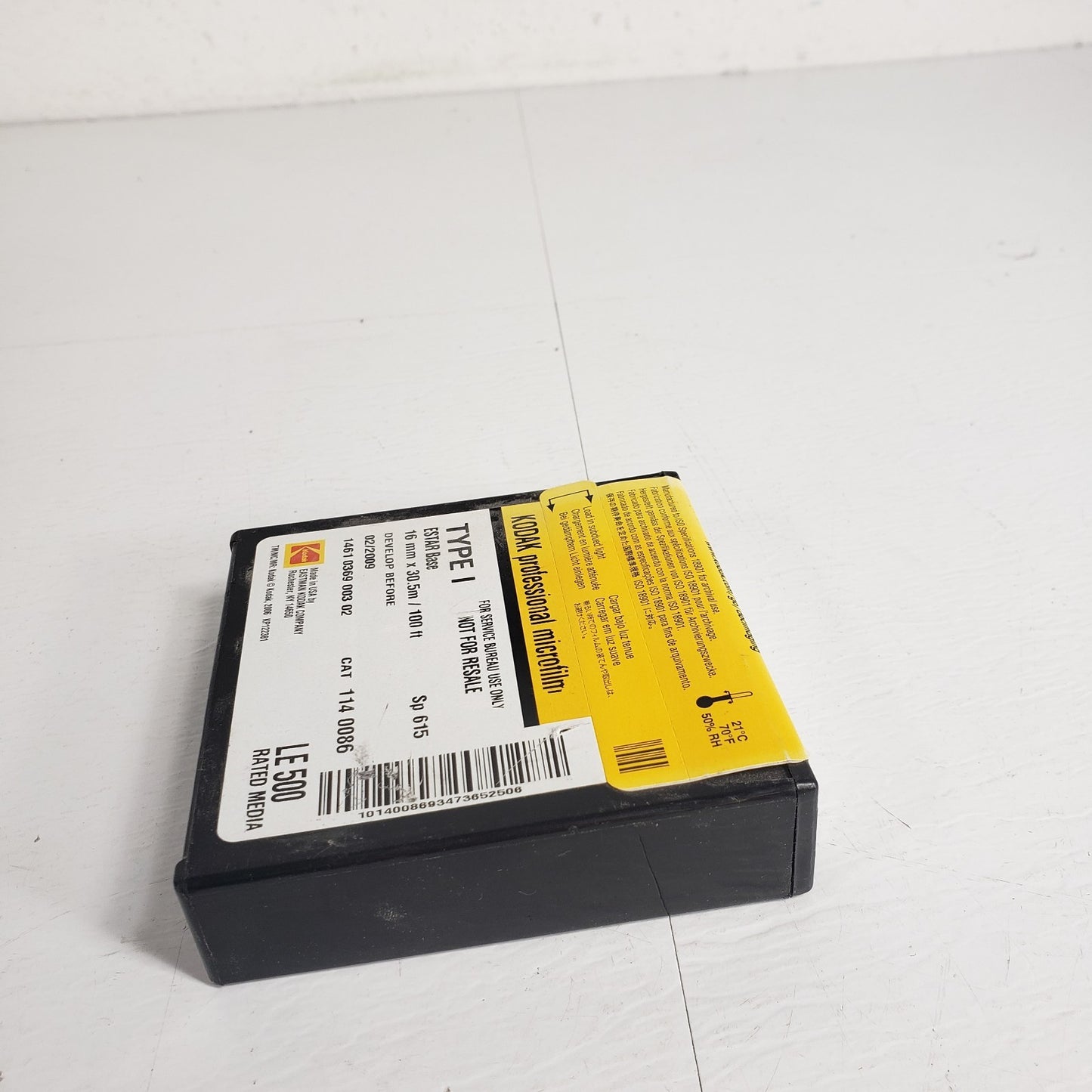 Lot of 5 Kodak Professional Microfilm Type 1 Estar Base 16mm X 30.5m 02/2009