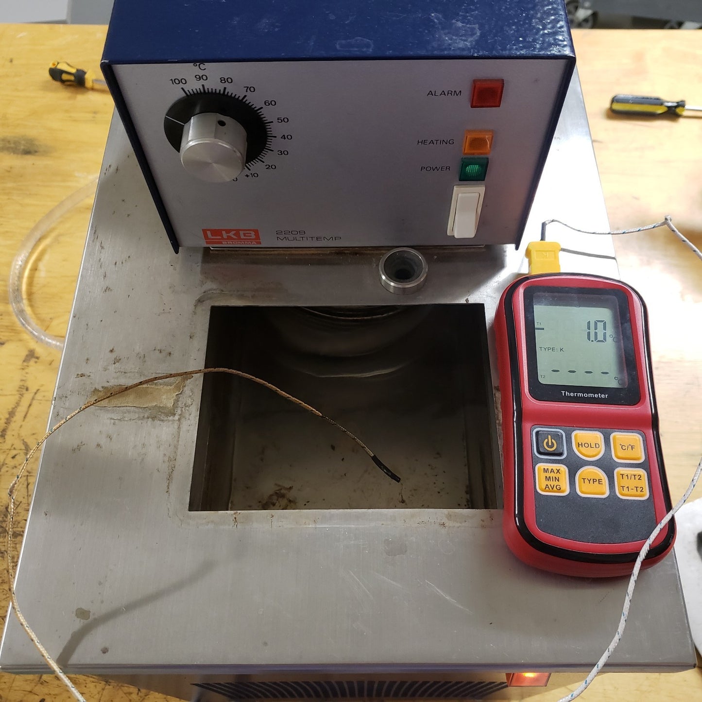 Tested LKB Bromma 2209 Multitemp Refrigerating Circulating Water Bath 90 00 2943