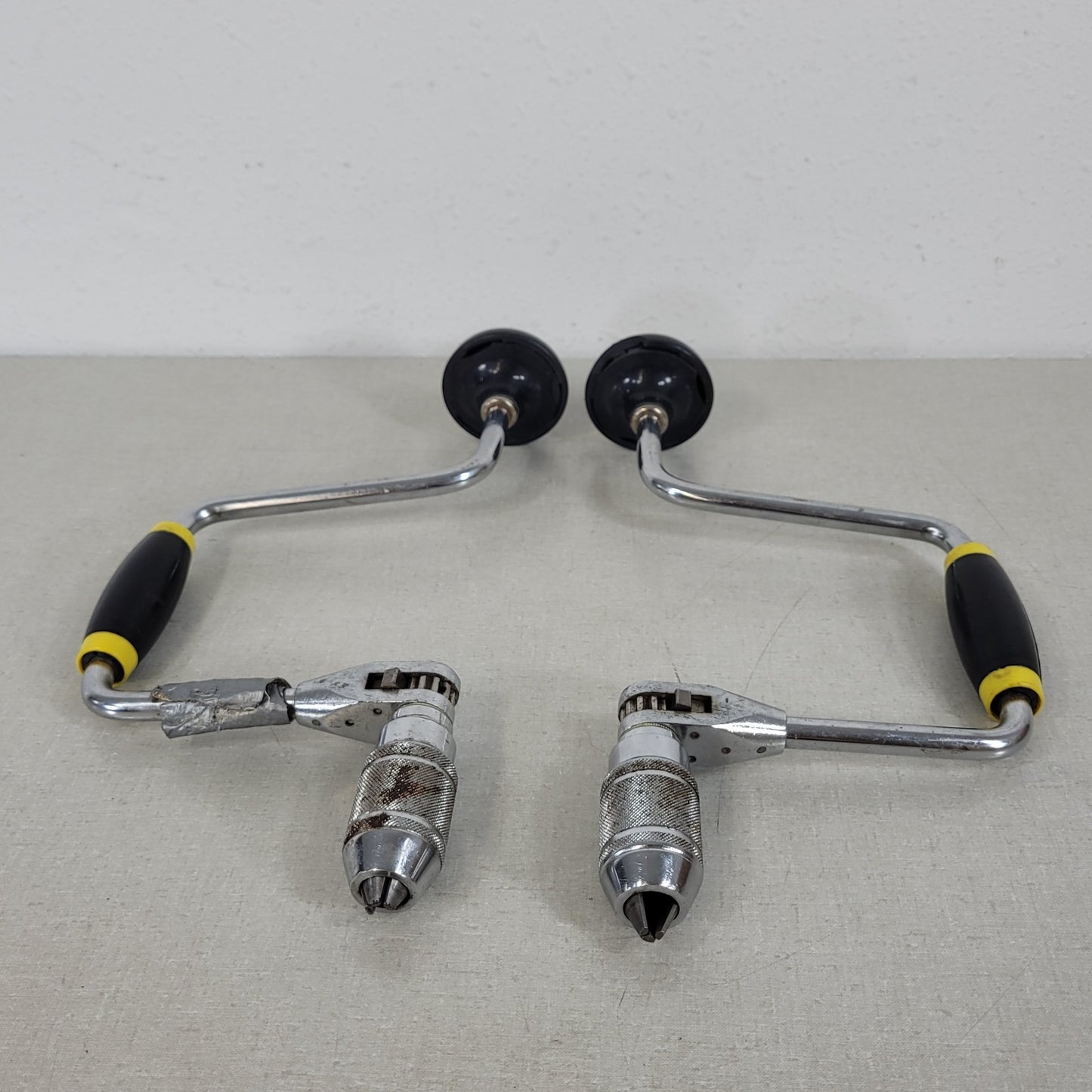 FOR PARS Great Neck BR10 14" Sweep Yellow Ratcheting Bit Brace Hand Drill