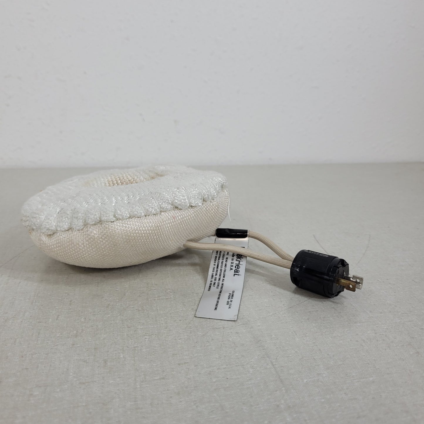 BriskHeat HM0100-HS1 Hemispherical Heating Mantle Fabric 120V 80 Watts