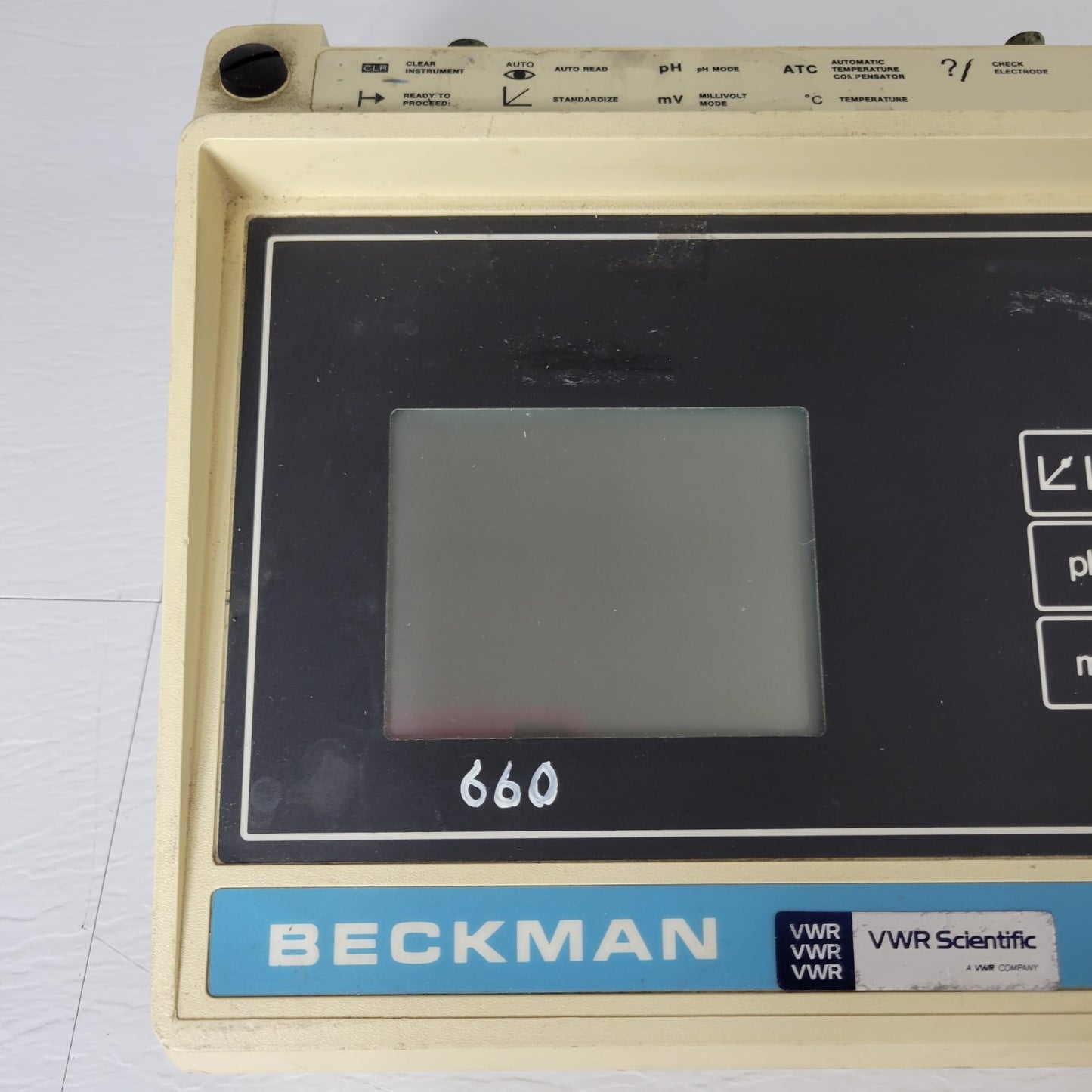 PARTS- Beckman PHI 31 Precision Digital Display pH Meter Battery Powered 9V DC