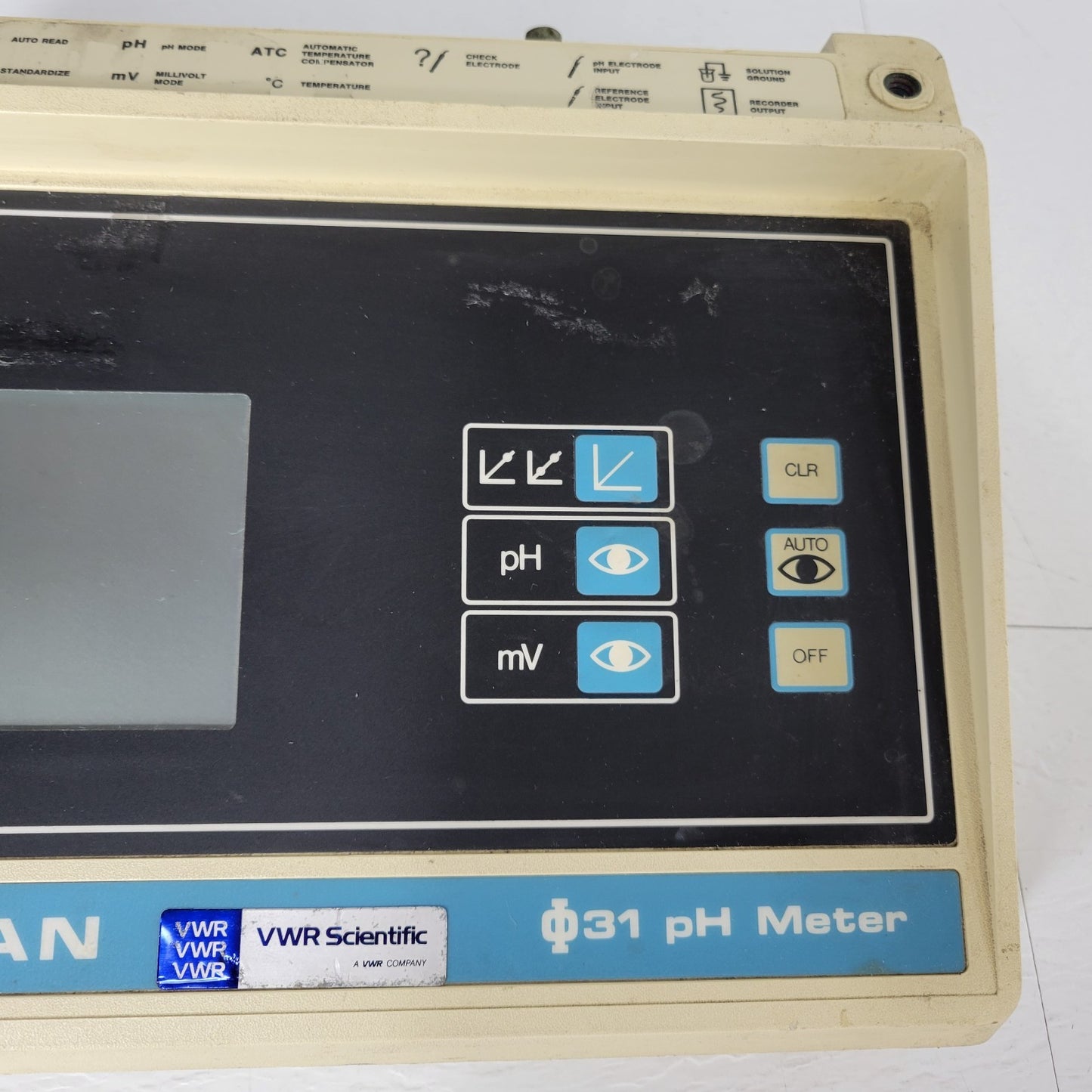 PARTS- Beckman PHI 31 Precision Digital Display pH Meter Battery Powered 9V DC