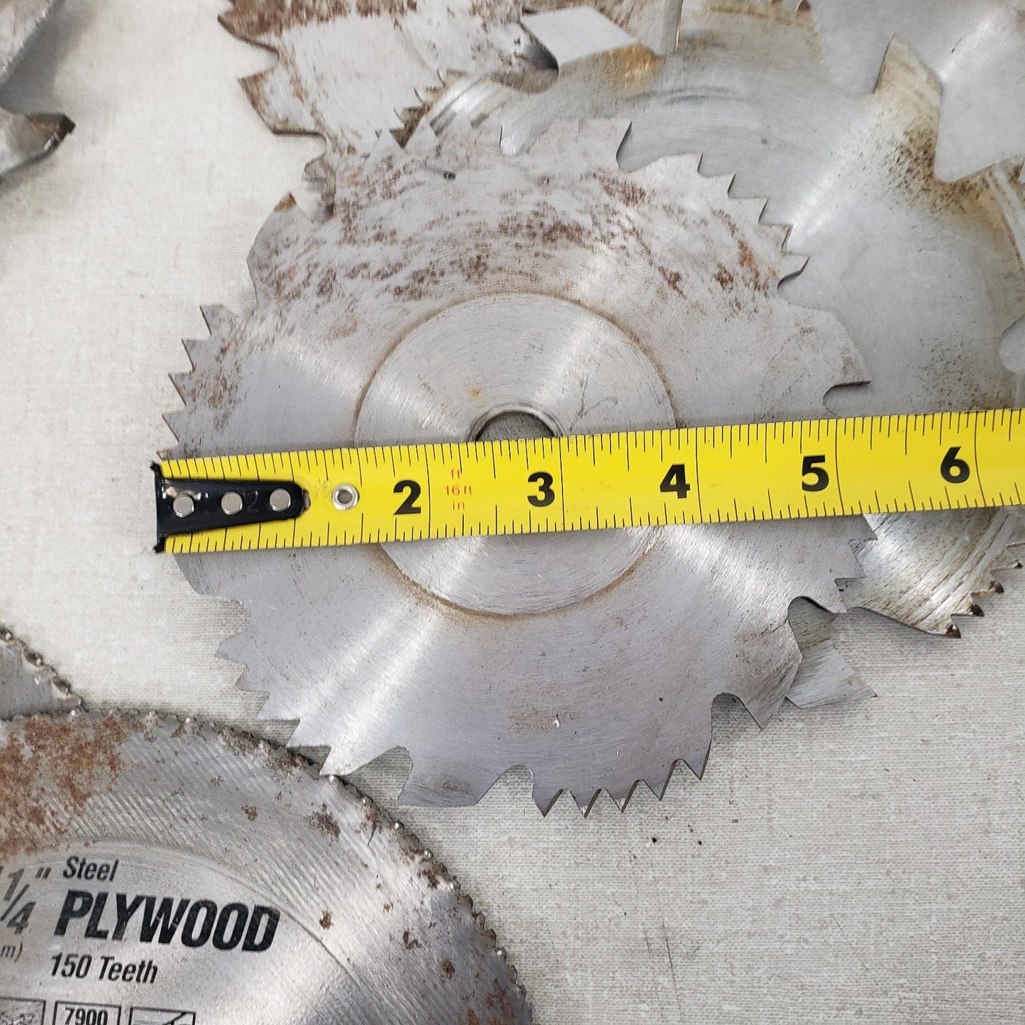 Lot Of 13x Miter Circular Saw Blades 7 1/4" 5" Steel & Different Blade Types