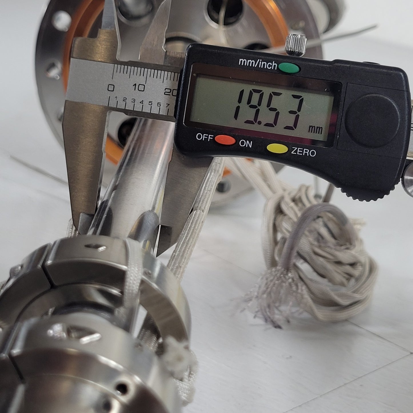High Vacuum Electrical Physical Feedthrough Flange 6" DN100CF 1.33" CF Flanges