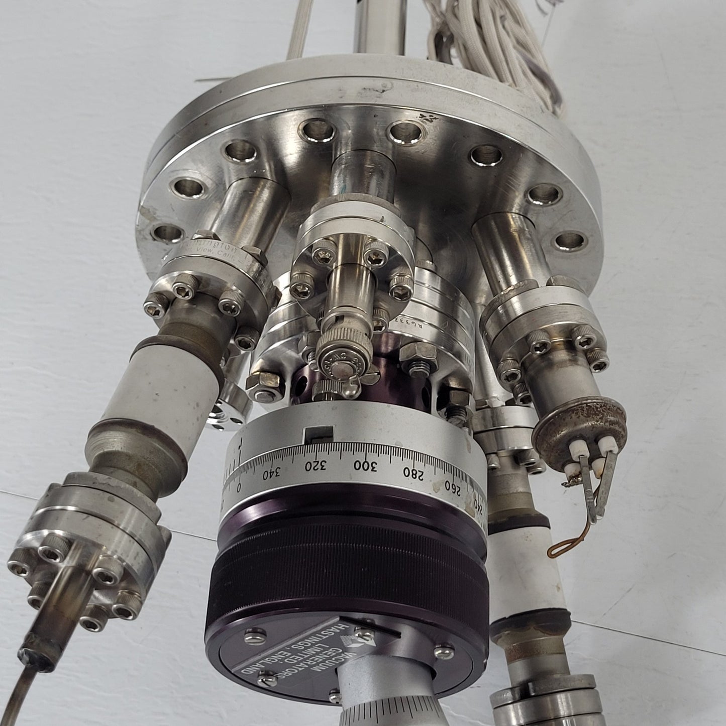 High Vacuum Electrical Physical Feedthrough Flange 6" DN100CF 1.33" CF Flanges