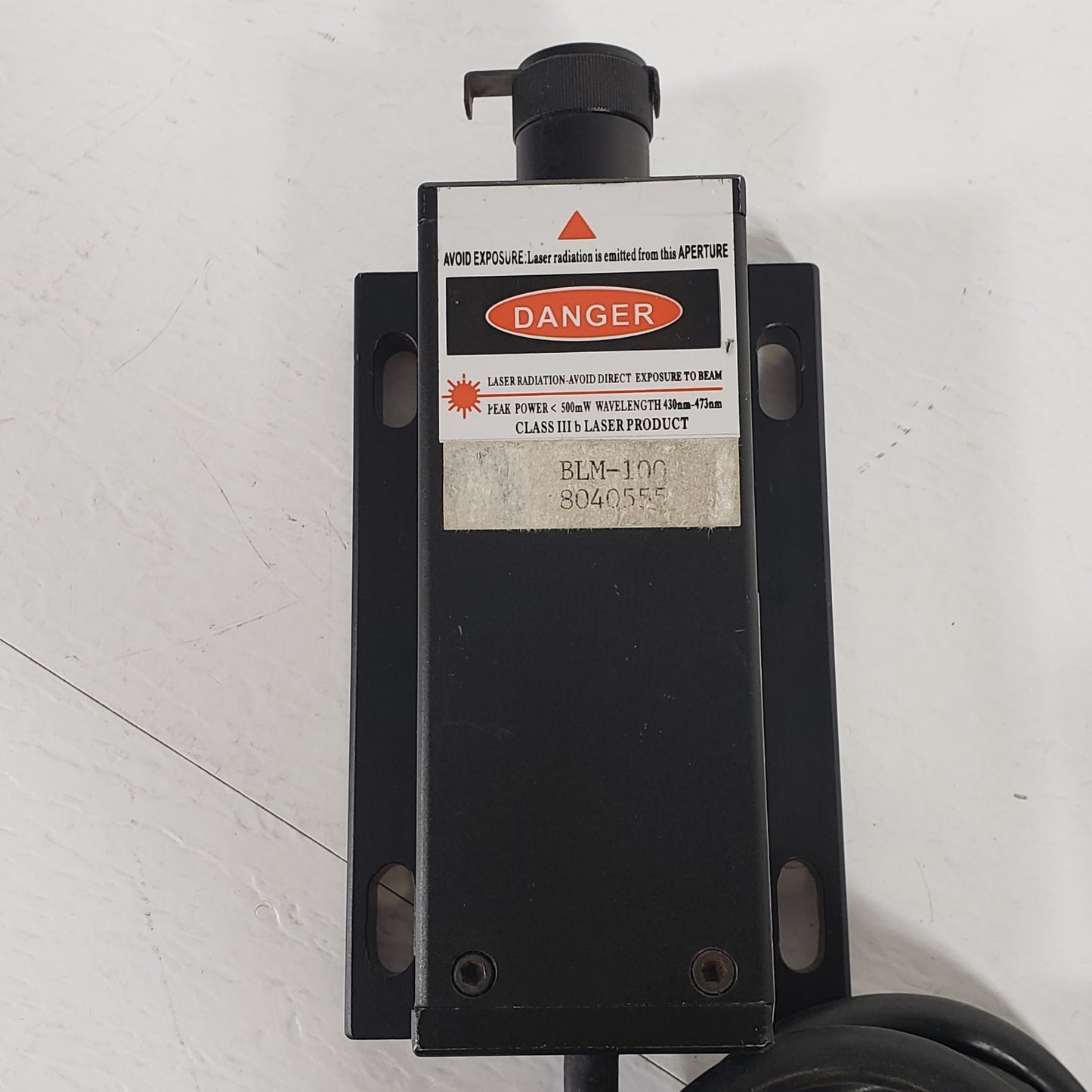 TESTED BLM-100 450nm Wavelength Laser Head DPSSL Diode Pumped Solid State Supply