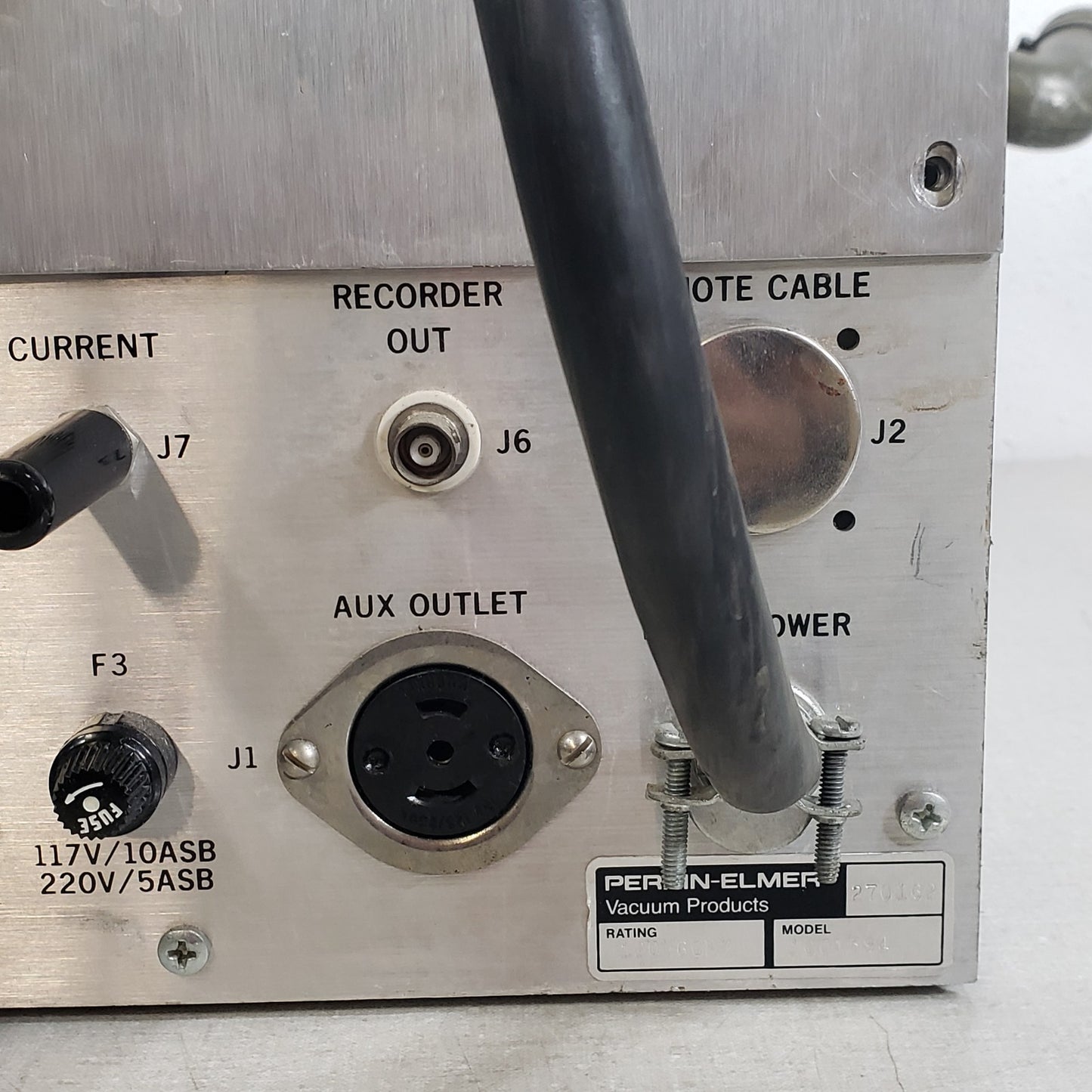 Perkin-Elmer 1001594 BoostiVac Ion Pump Control Ultra High Vacuum UHV Power Supp