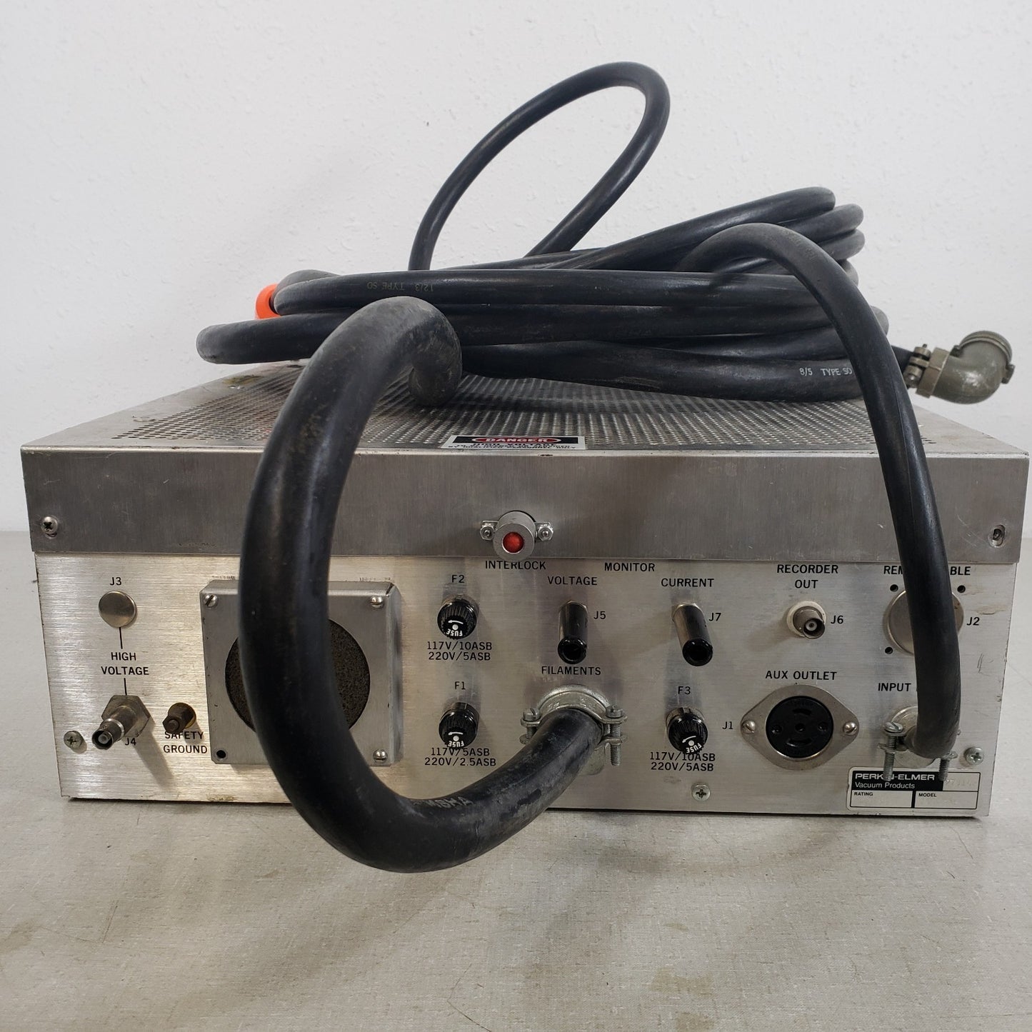 Perkin-Elmer 1001594 BoostiVac Ion Pump Control Ultra High Vacuum UHV Power Supp