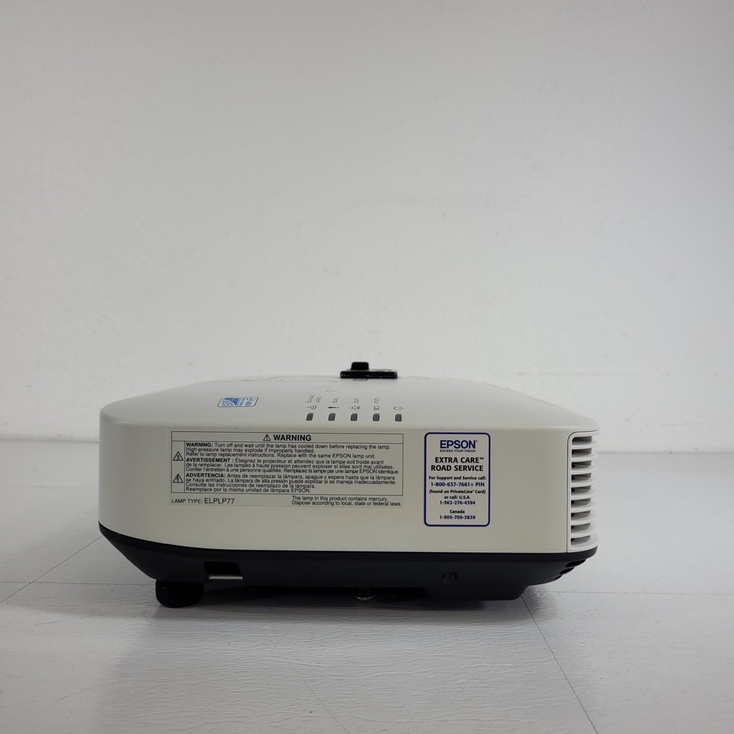 Epson PowerLite 1985WU Projector Less Than 2800 Hours 4800 Lumens 1920x1080 HD