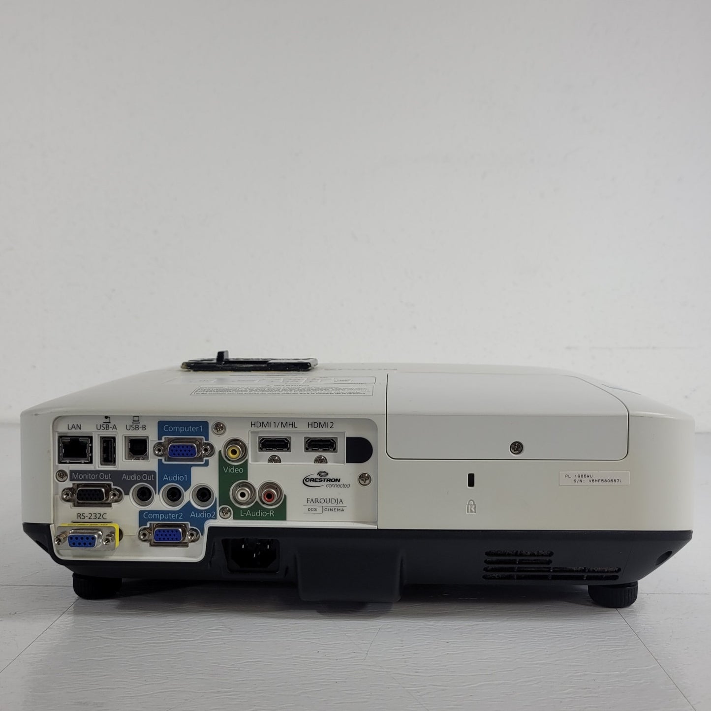 Epson PowerLite 1985WU Projector Less Than 2800 Hours 4800 Lumens 1920x1080 HD