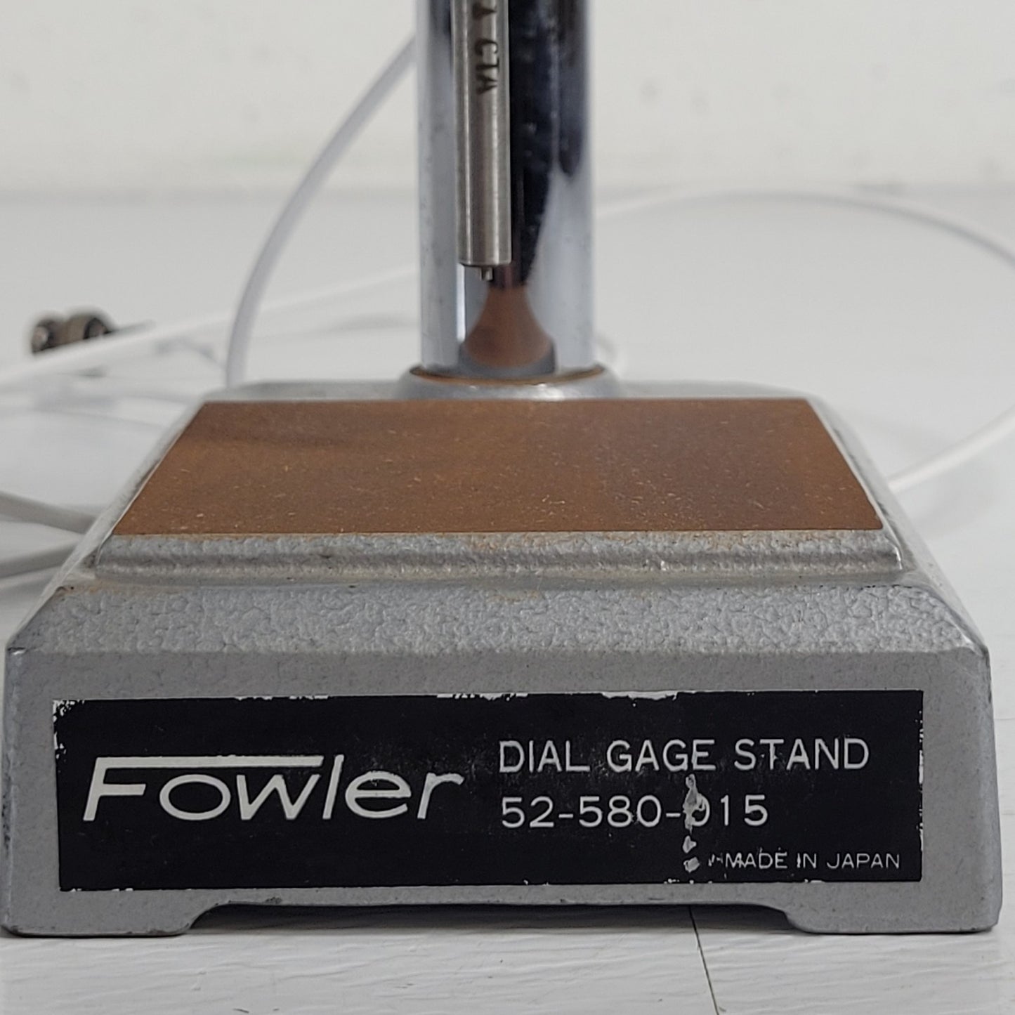 Fowler Dial Gage Stand 52-580-015 ASP A CTA Measurement Probe 3-1/4" x 3-1/4"