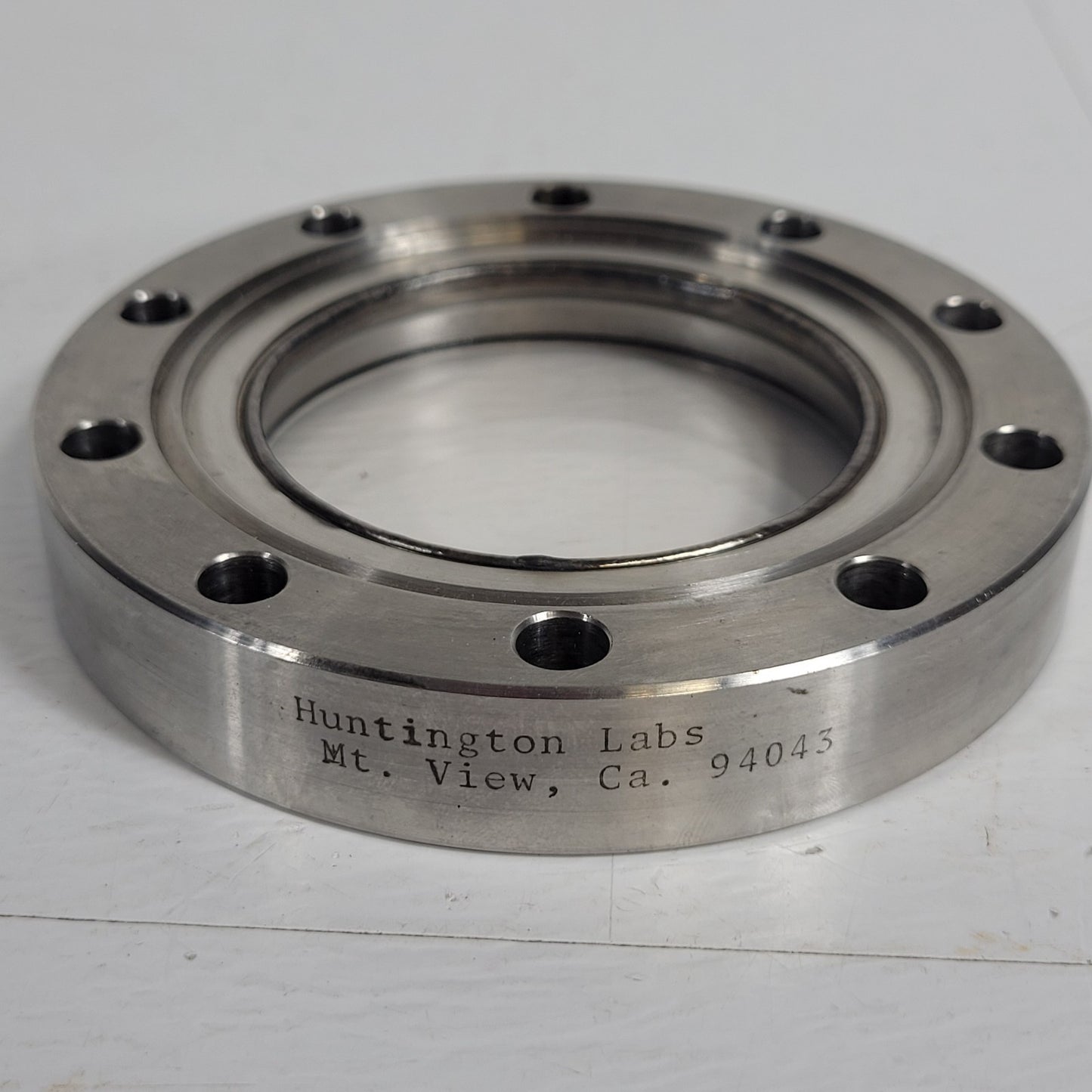 Huntington Labs 4.62" CF Conflat Glass Viewport DN75CF High Vacuum 2-5/8" Port