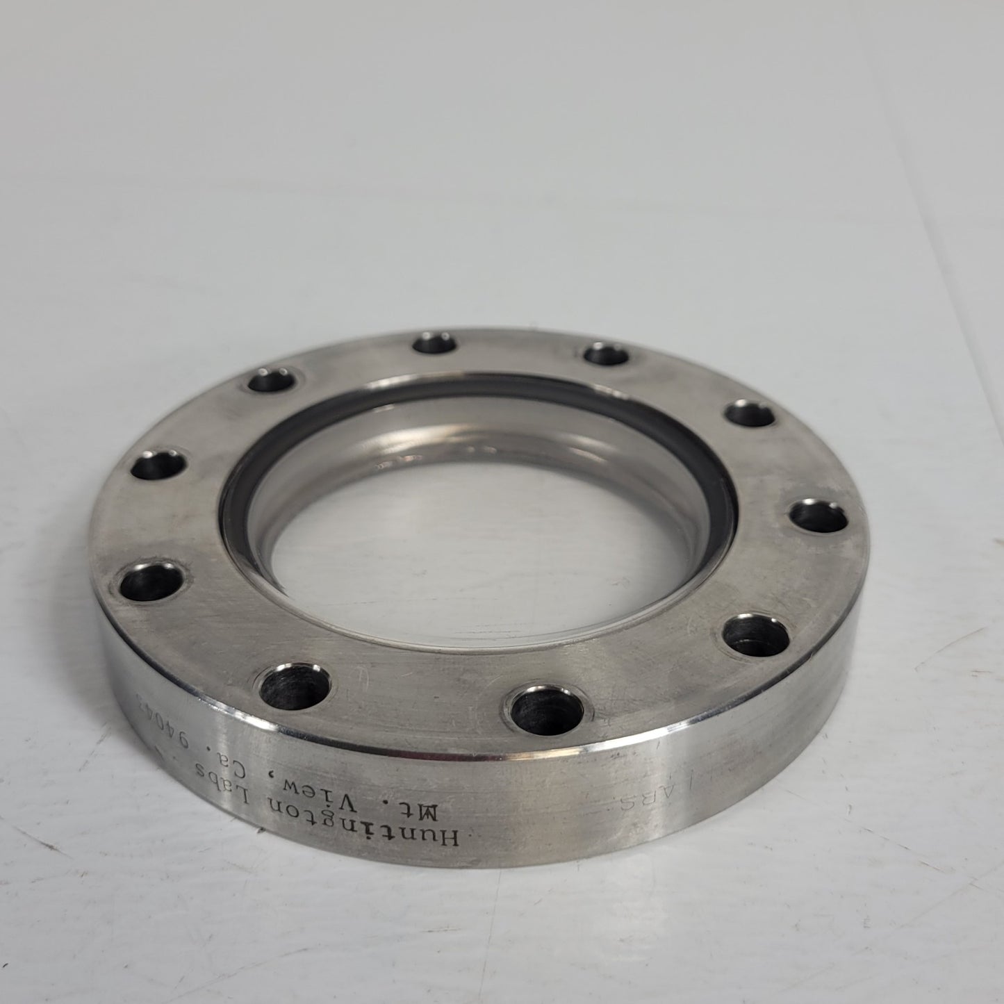 Huntington Labs 4.62" CF Conflat Glass Viewport DN75CF High Vacuum 2-5/8" Port