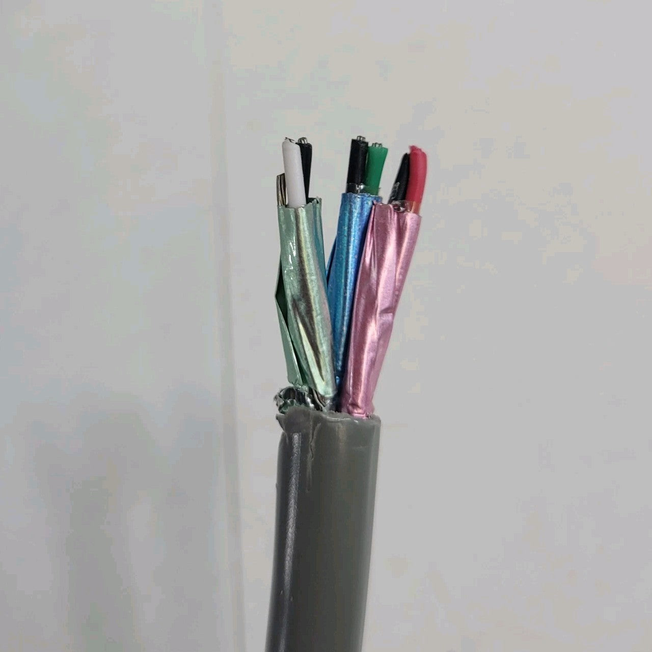PRICE PER FOOT - Carol Wire 22 AWG 3PR PP/PVC 30V Shielded Aluminum Wire 2919
