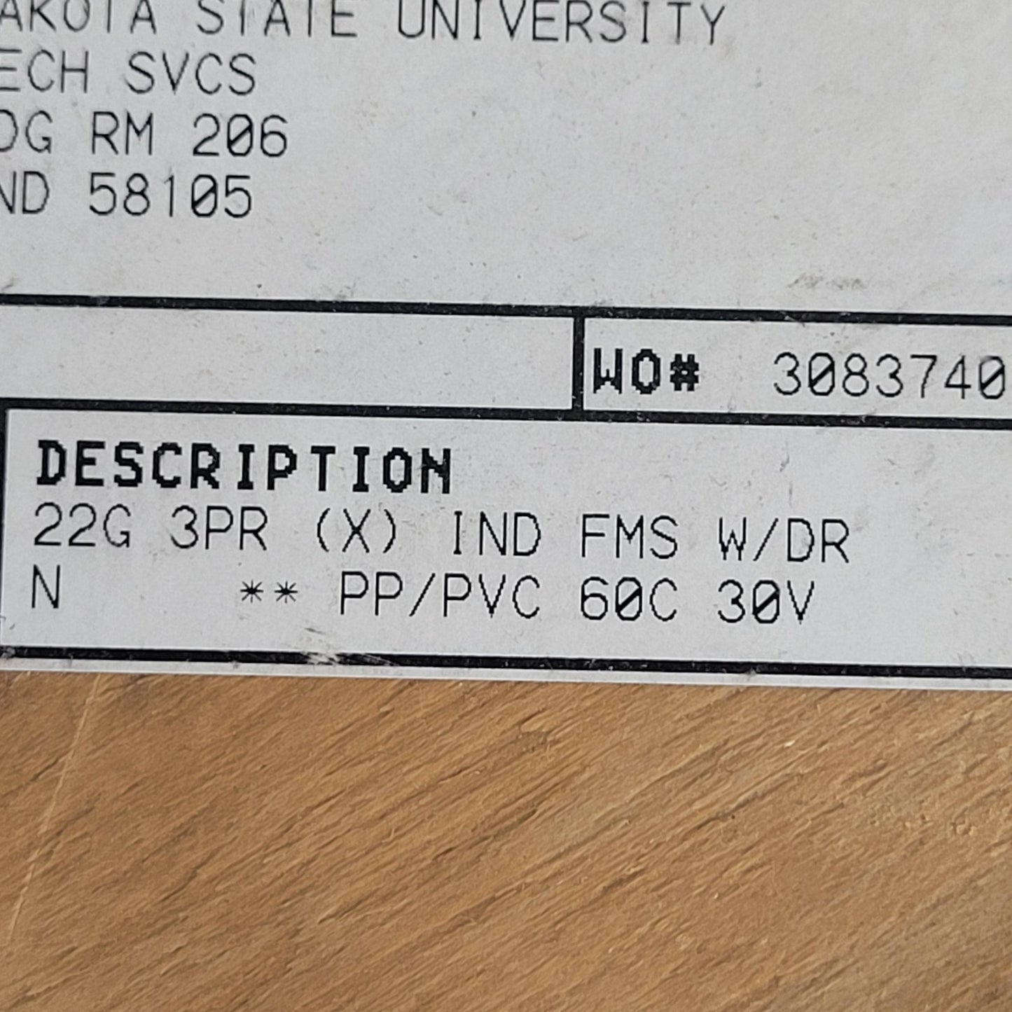 PRICE PER FOOT - Carol Wire 22 AWG 3PR PP/PVC 30V Shielded Aluminum Wire 2919