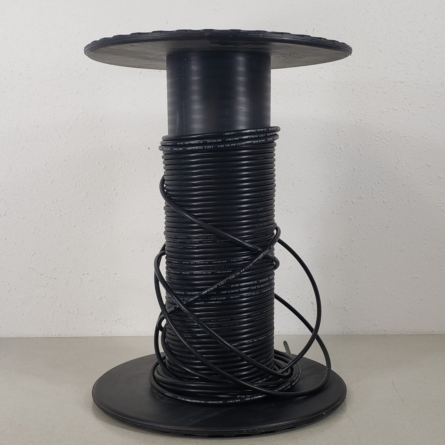 PRICE PER FOOT- Optical Cable Corp. DX012DSLX9KR Indoor/Outdoor OS2 Single-Mode