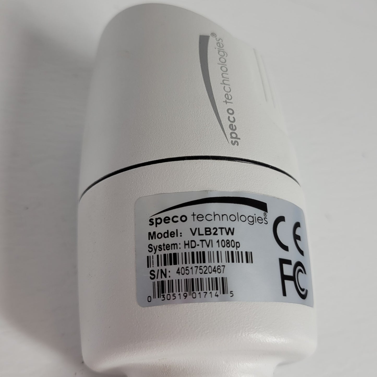 PARTS Speco VLB2TW Color Camera 2MP 3.6mm Full HD-TVI & 960H Analog 28 IR LEDs