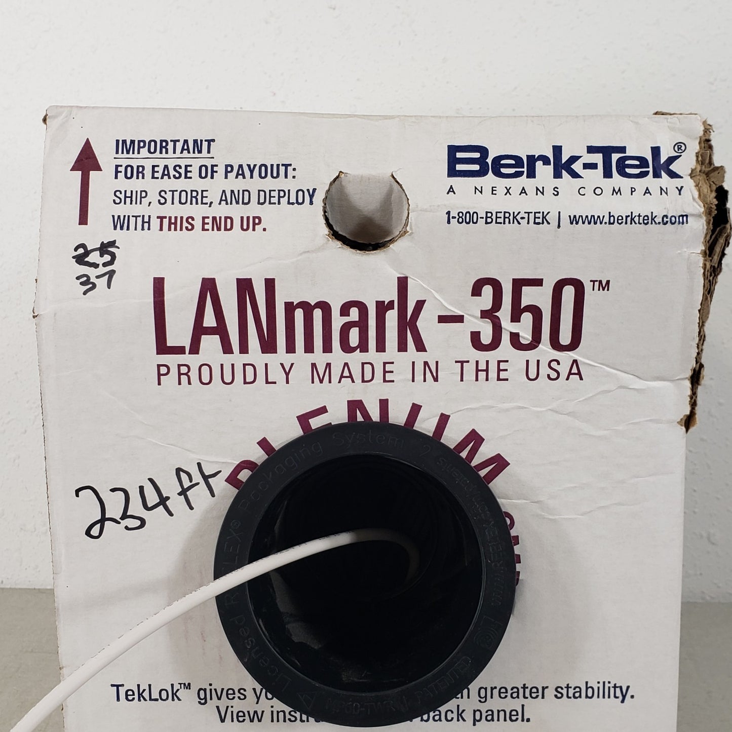 PRICE PER FOOT- Berk-Tek LANmark-340 E107890 Communication Cable 8C 24AWG 75C