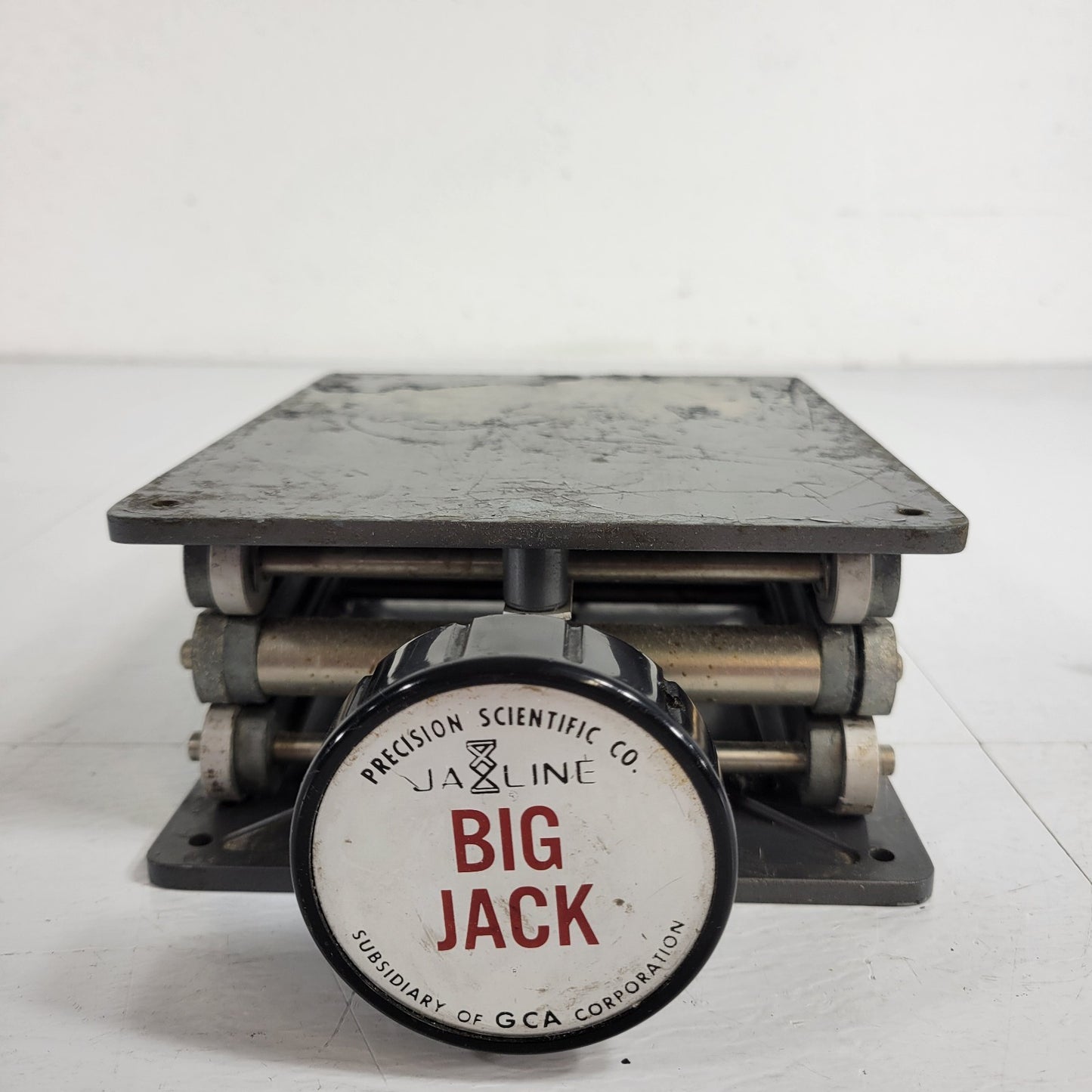 Precision Scientific Co. Big Jack 7-1/4"x 6" Platform Scissor Lift Lab Jack 12"