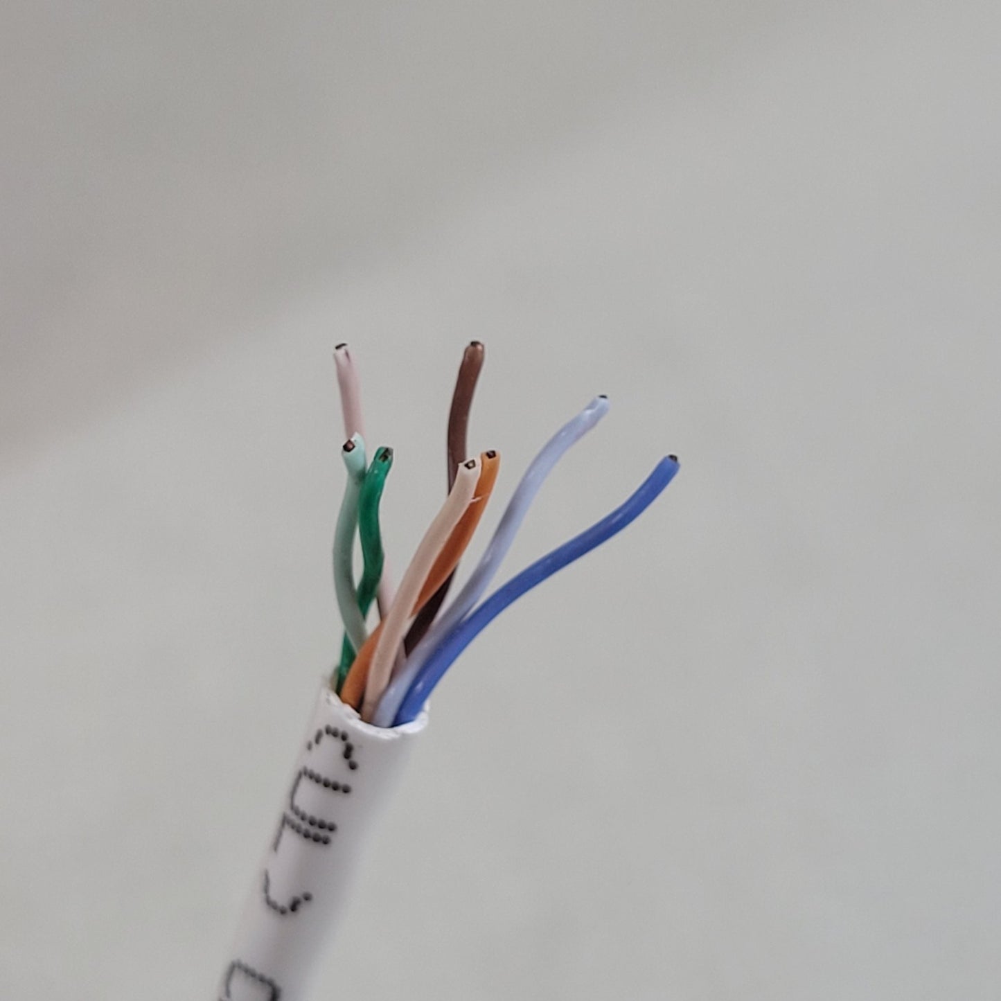 PRICE PER FOOT- Superior Essex (52-241-48) 4 Pair 24 AWG Cobra C5E+ CMP WH 1KPB