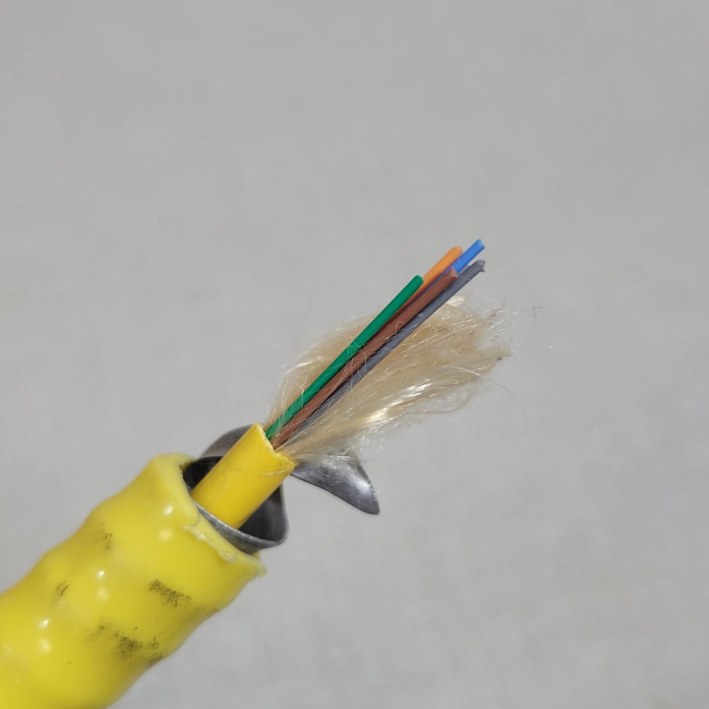 PRICE PER FOOT- General Cable Optical Cable Single-Mode 6-Stand Fiber Hard Shell