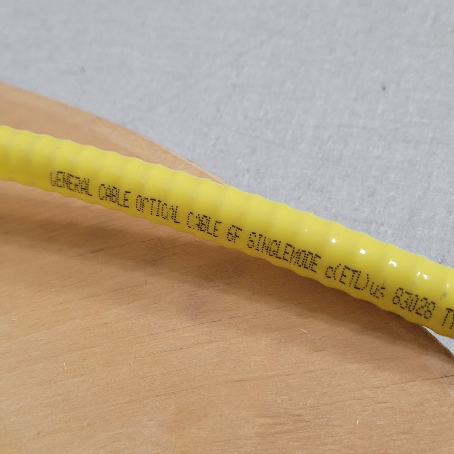 PRICE PER FOOT- General Cable Optical Cable Single-Mode 6-Stand Fiber Hard Shell