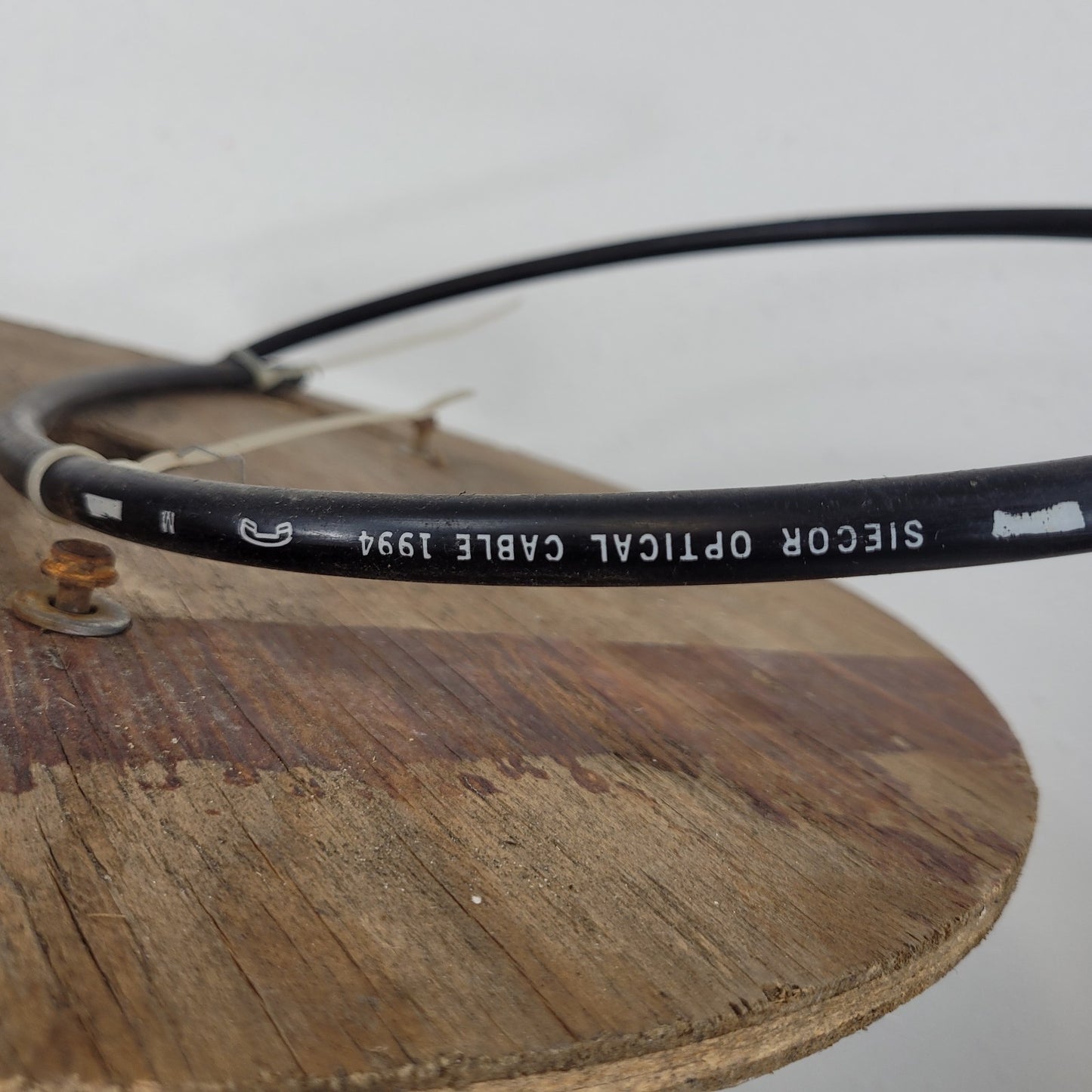 PRICE PER FOOT- Siecor Optical Fiber Cable Copper Telephone Heavy Insulated