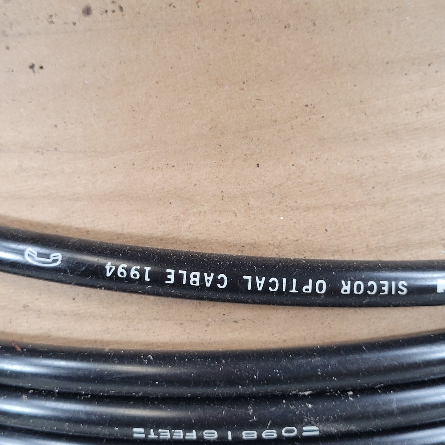 PRICE PER FOOT- Siecor Optical Fiber Cable Copper Telephone Heavy Insulated