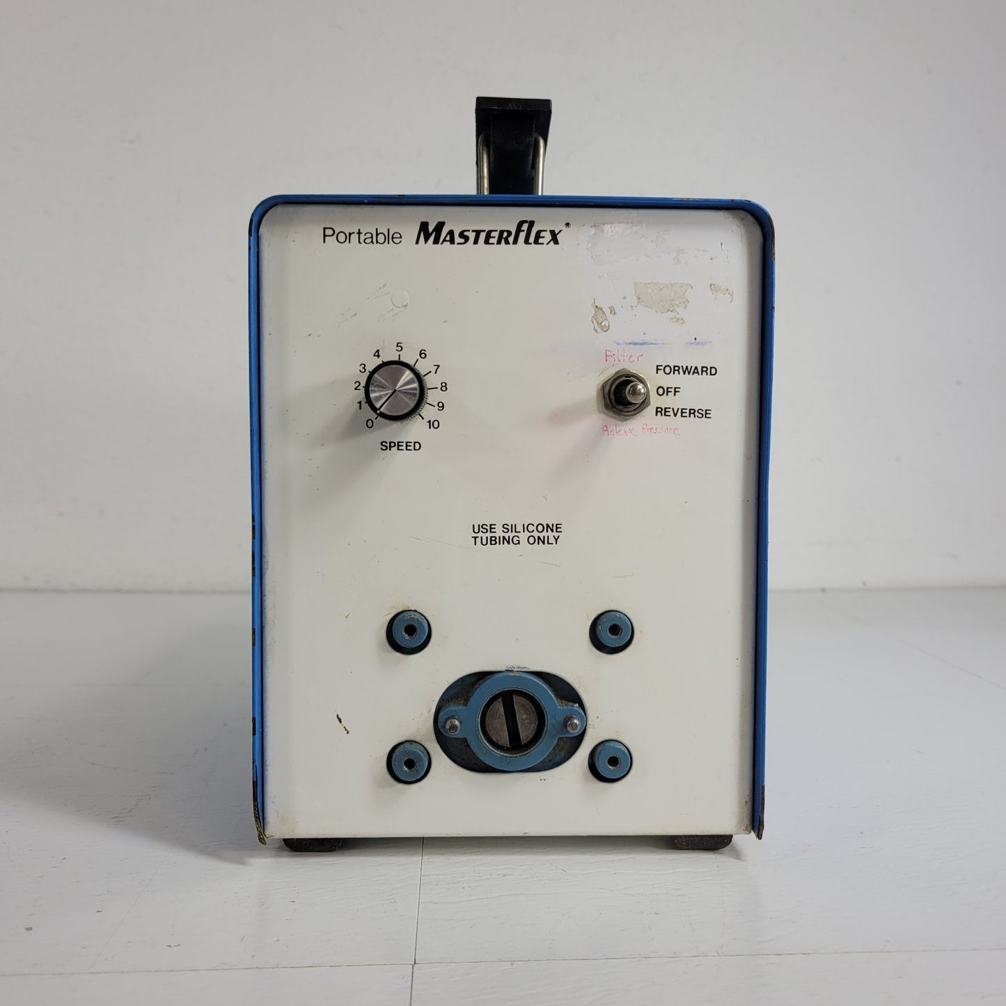 PARTS Cole Parmer Portable Masterflex 7533-40 Peristaltic Pump 12VDC 2.5AMP