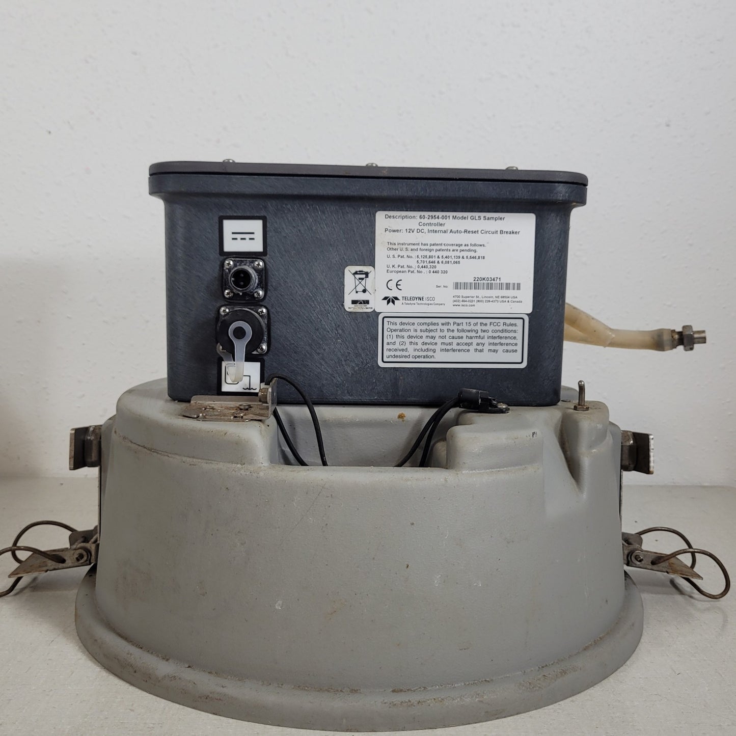 Teleydyne Isco 60-2954-001 GLS Water Sampler Controller Top Cover Center