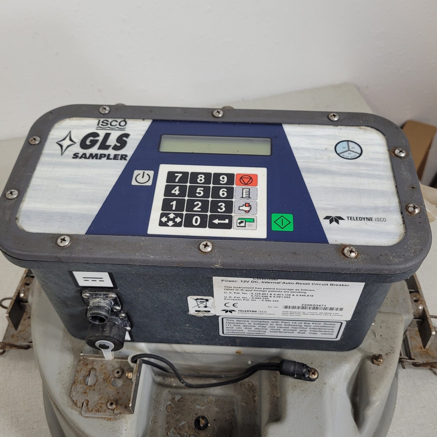 Teleydyne Isco 60-2954-001 GLS Water Sampler Controller Top Cover Center