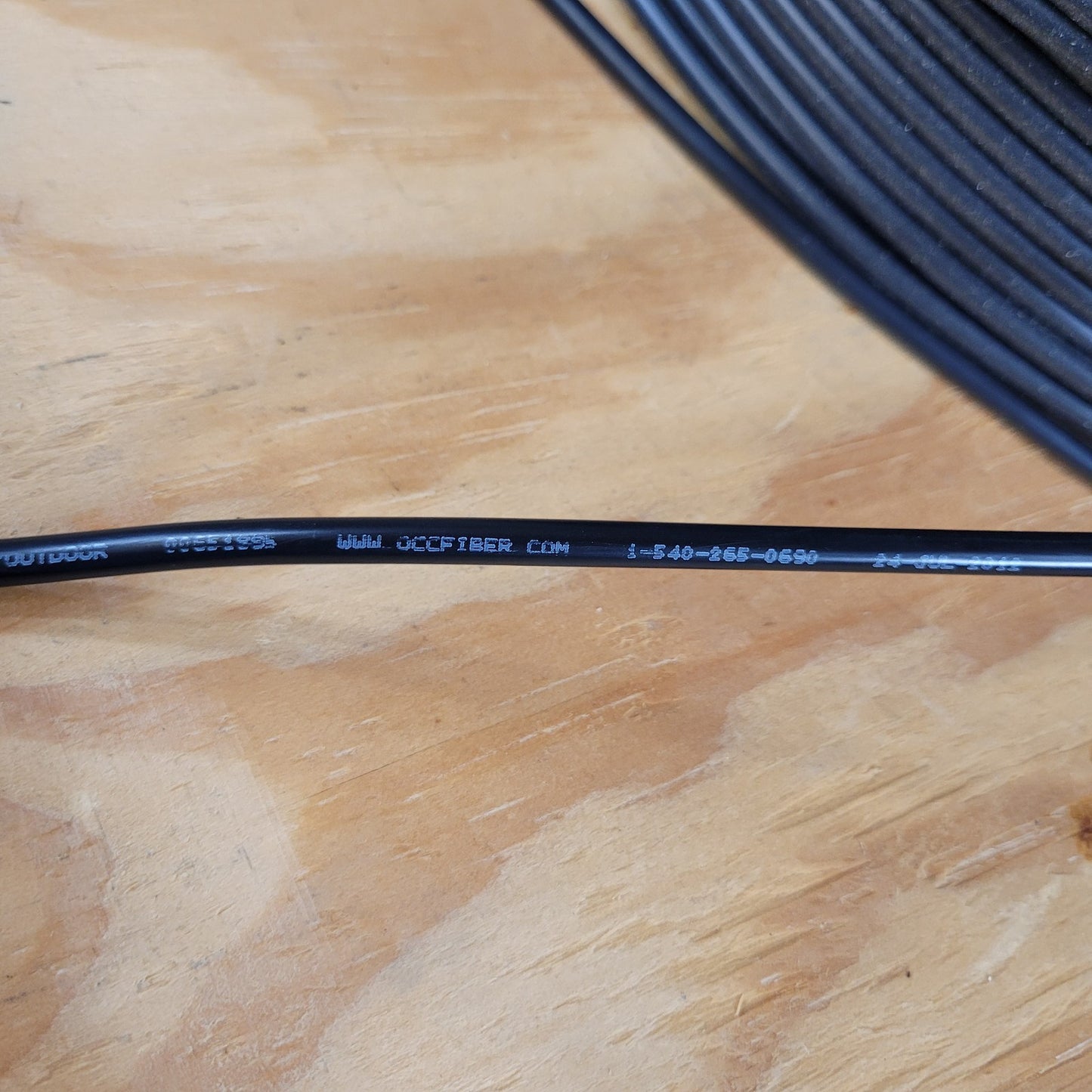 PRICE PER FOOT-Optical Cable Corp DX006DSLX9KR Laser UltraFox Singlemode 6 Fiber