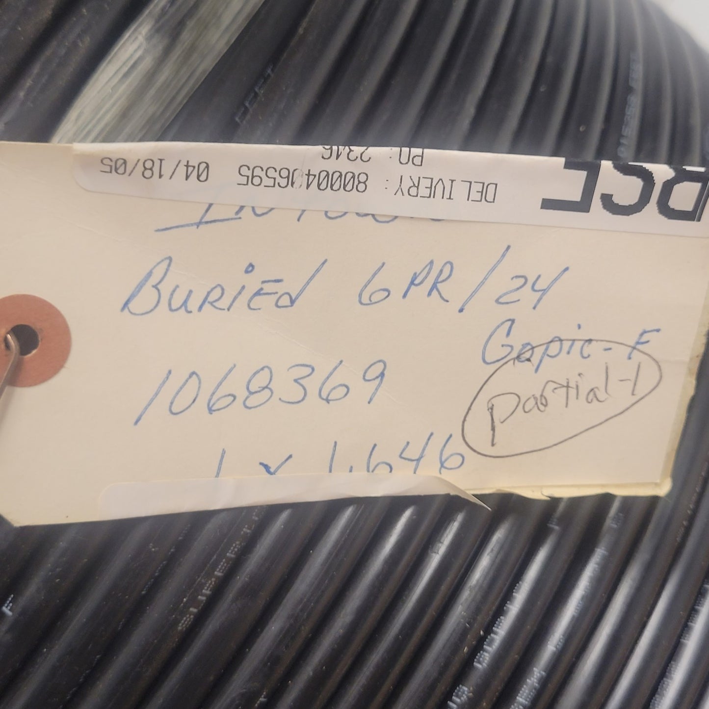 PRICE PER FOOT- Superior Essex C 2004 6-Pair 24 AWG Gopic-F Communications Cable