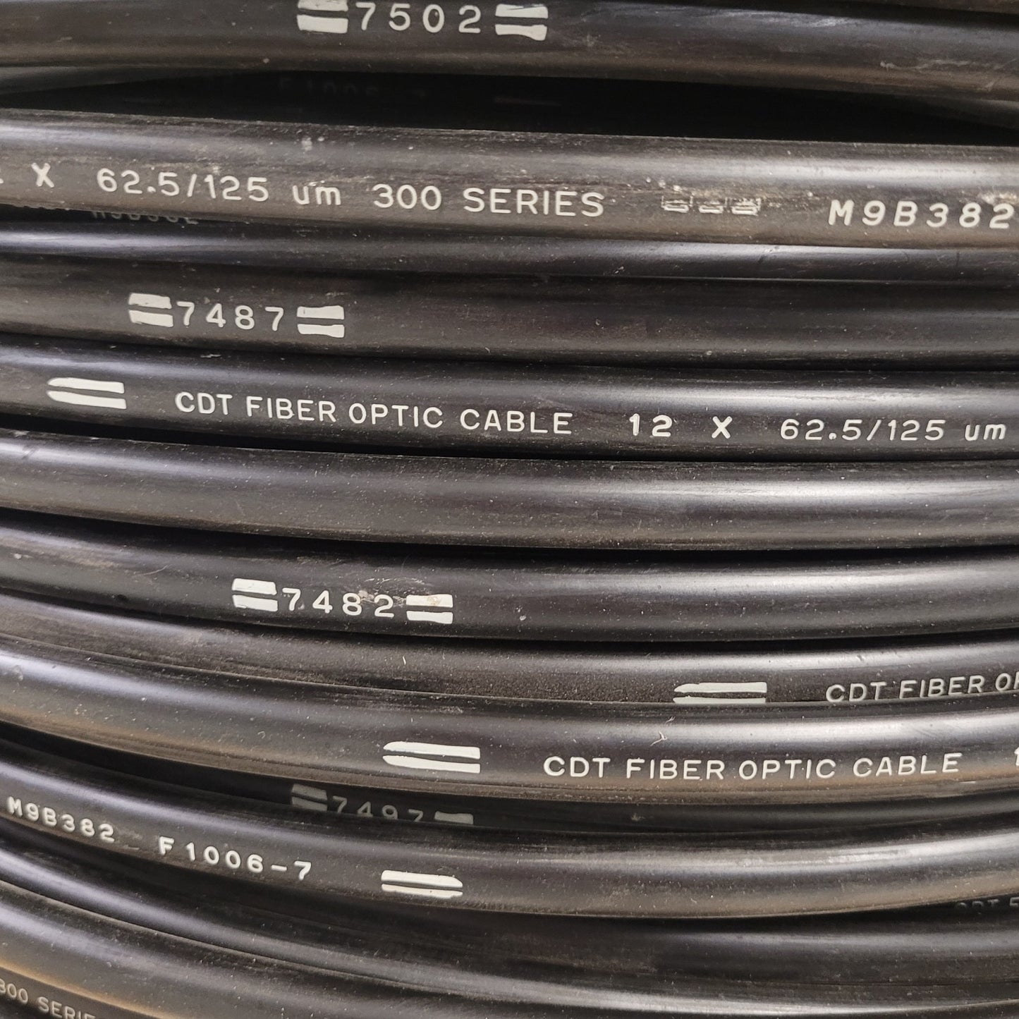PRICE PER FOOT- M9B382 CDT Insulated Fiber Optic Cable 300 Series F1006-7