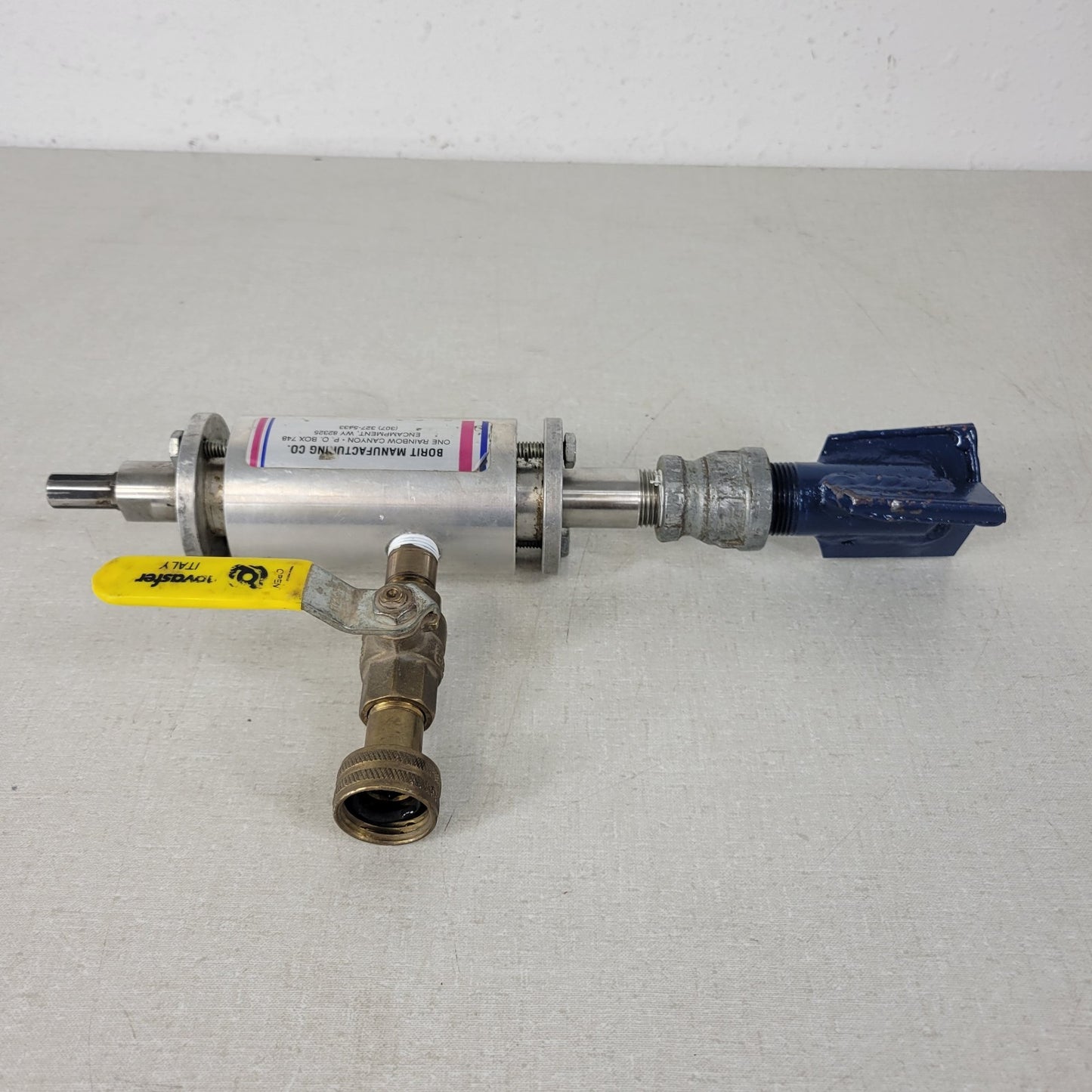 Borit Manufacturing Horizontal Boring Tool 2" Bit Water Lubrication 3/4" Thread
