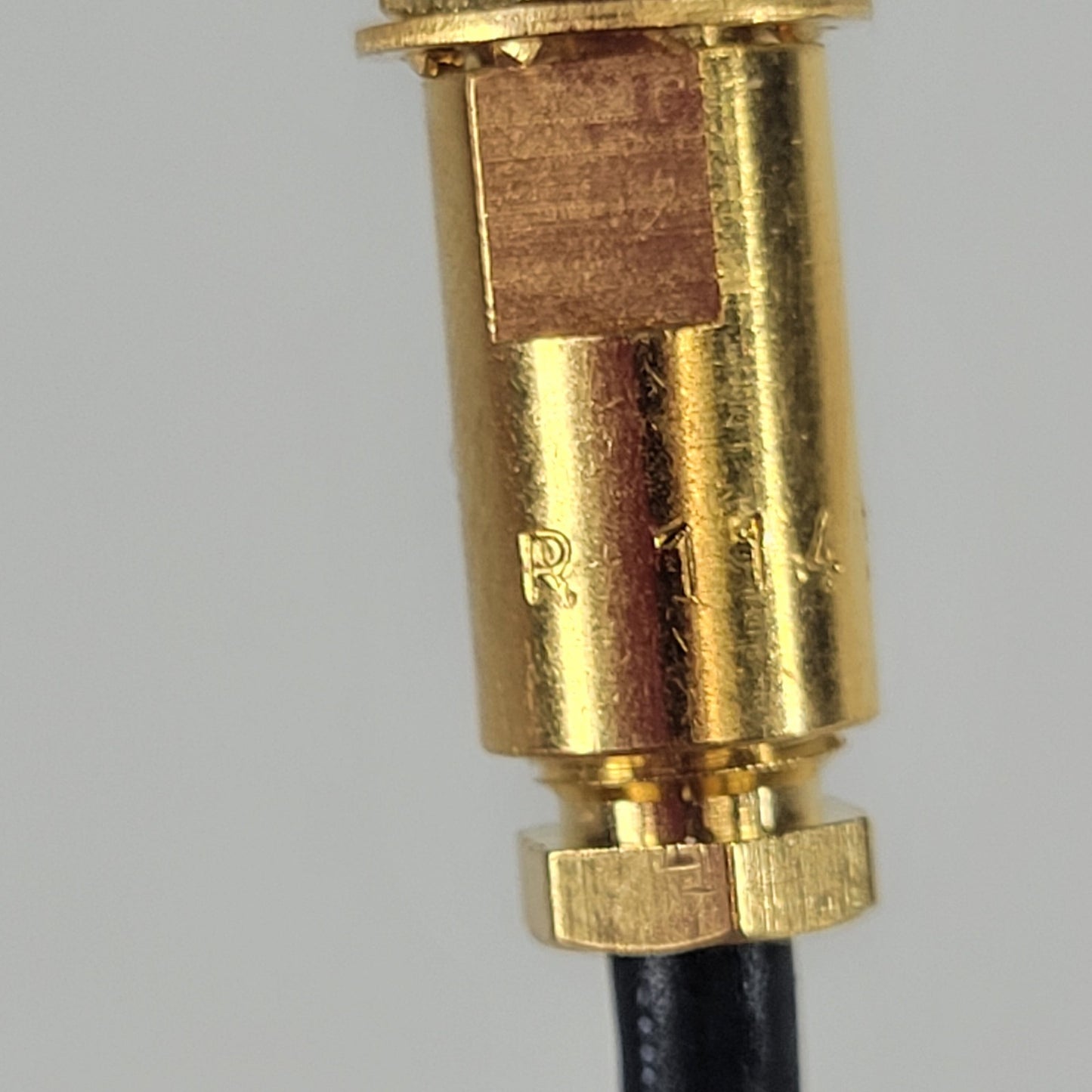 Fisher 103 4-Pin Push Pull Male To Two Straight RF SMB Jacks Male 20" Cable