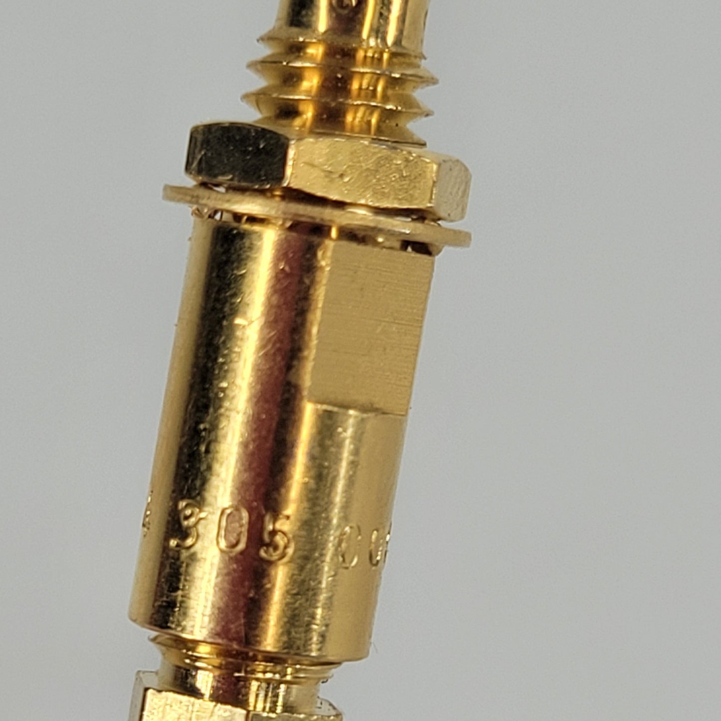 Fisher 103 4-Pin Push Pull Male To Two Straight RF SMB Jacks Male 20" Cable