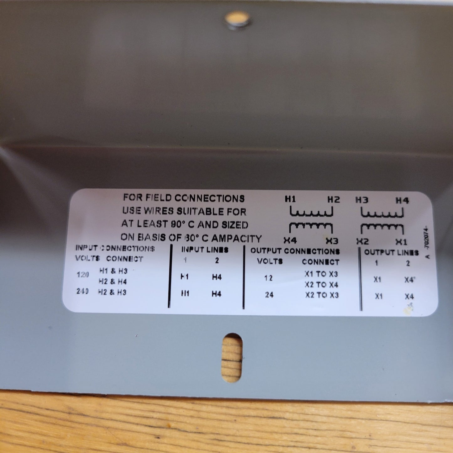 TESTED ACME T181051 General Purpose Transformer 120V In 12V Out .5KVA